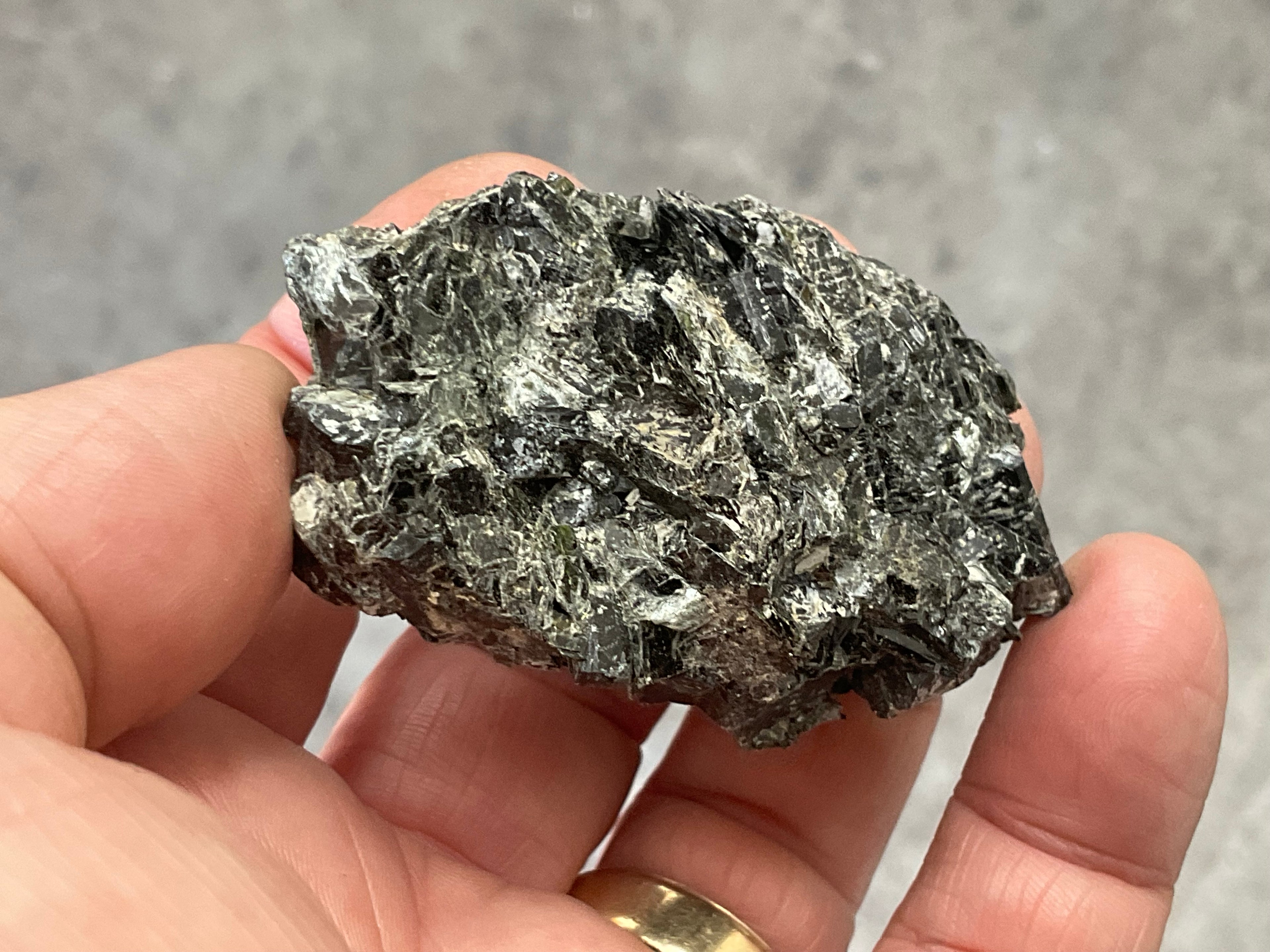 58g Black Dravite in Matrix Specimen 3A from Yinnietharra Western Australia