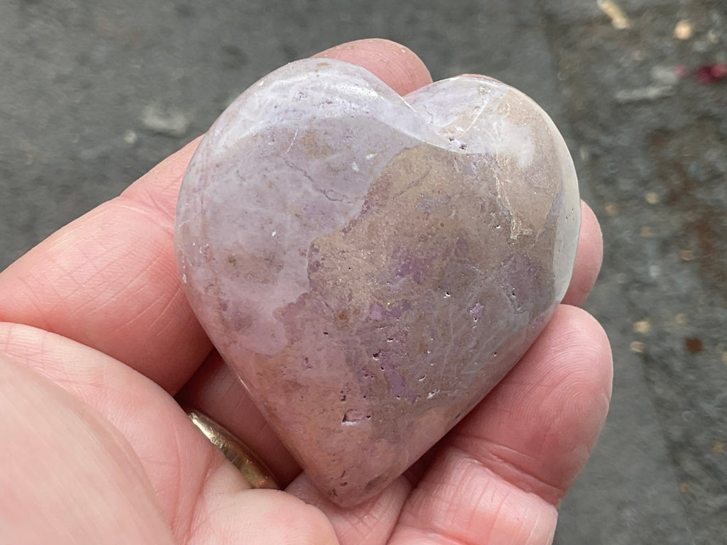 90g Phosphosiderite Heart D