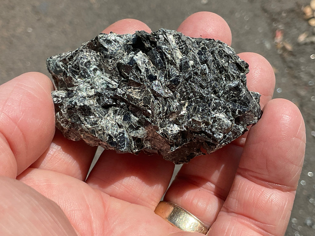 58g Black Dravite in Matrix Specimen 3A from Yinnietharra Western Australia