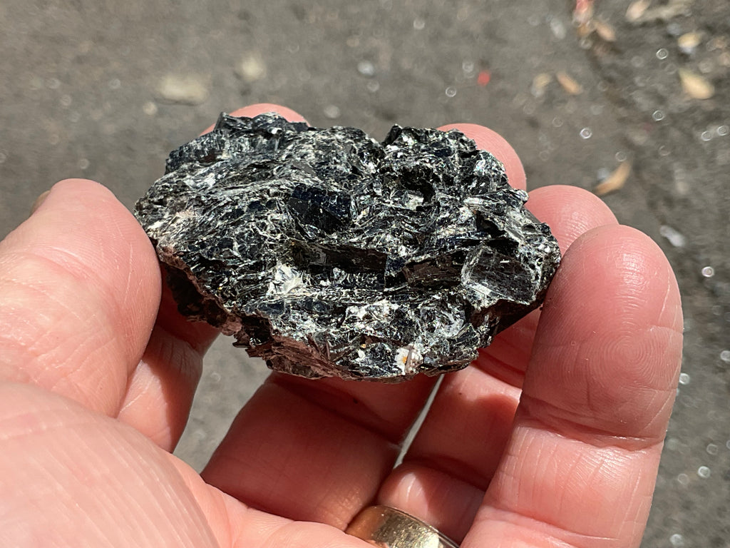 58g Black Dravite in Matrix Specimen 3A from Yinnietharra Western Australia