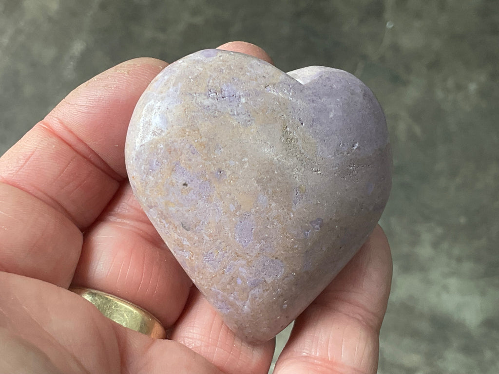 93g Phosphosiderite Heart E
