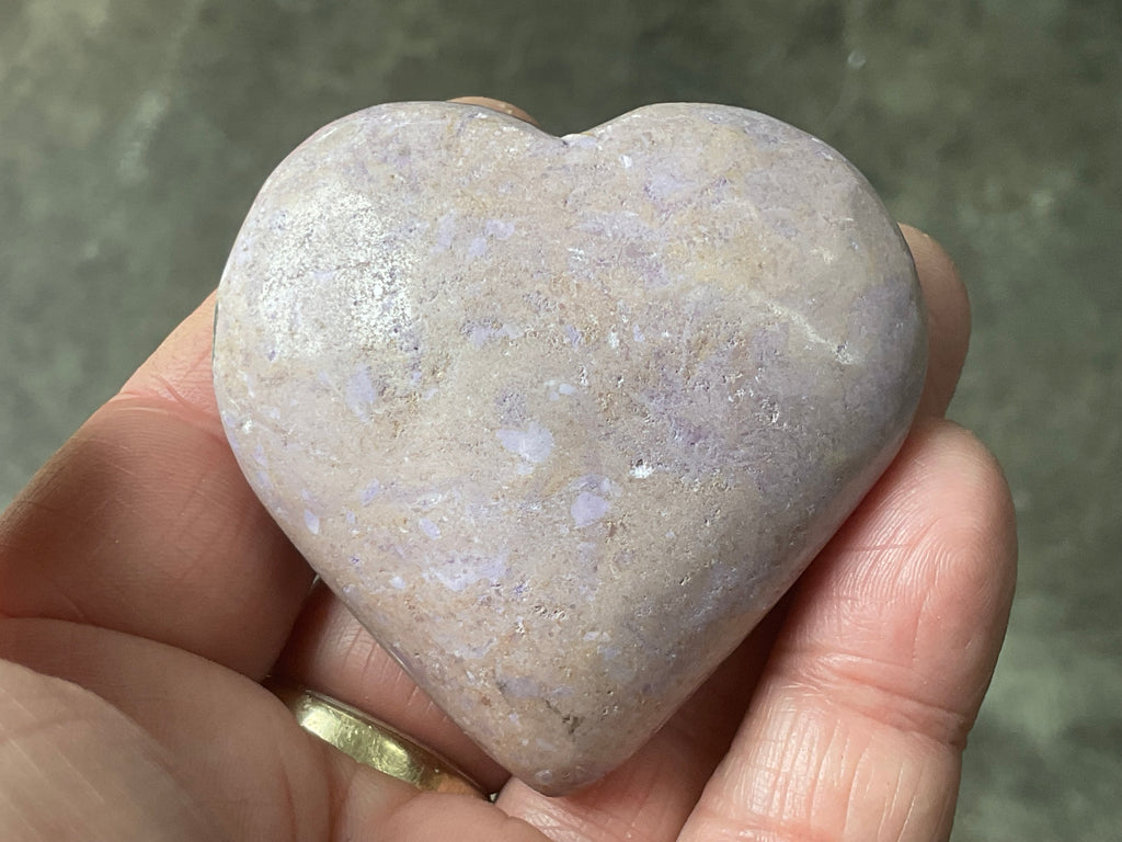 93g Phosphosiderite Heart E