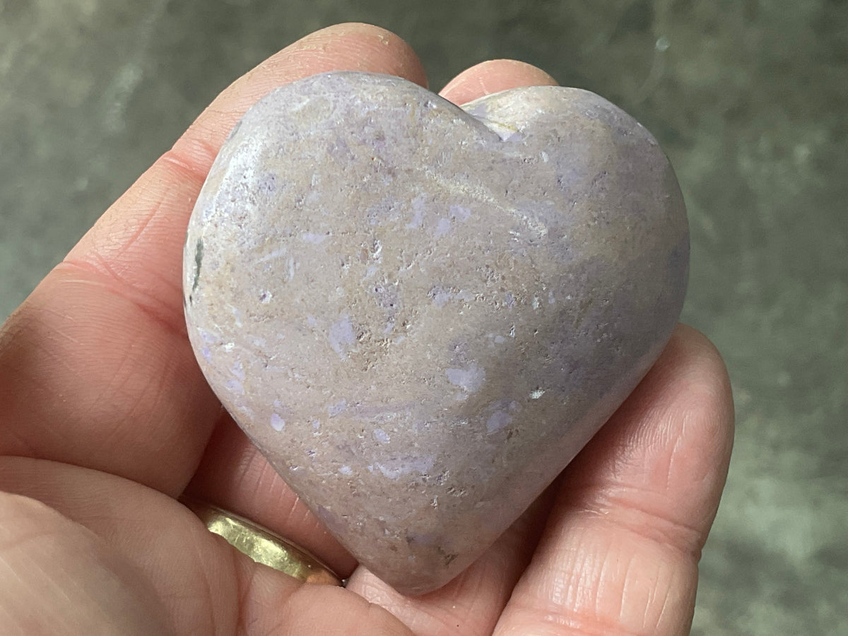 93g Phosphosiderite Heart E