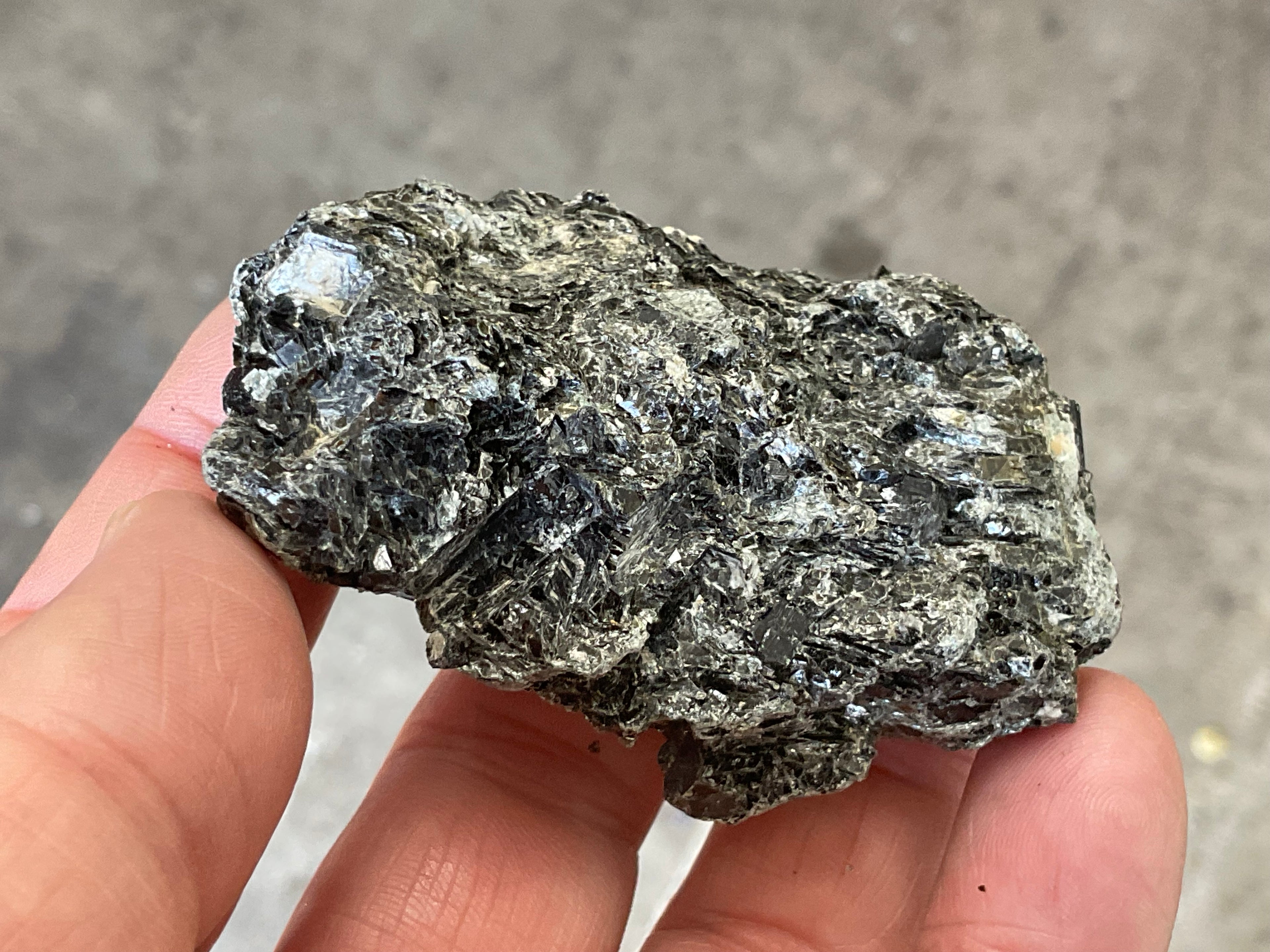 70g Black Dravite Specimen 3B from Yinnietharra Western Australia