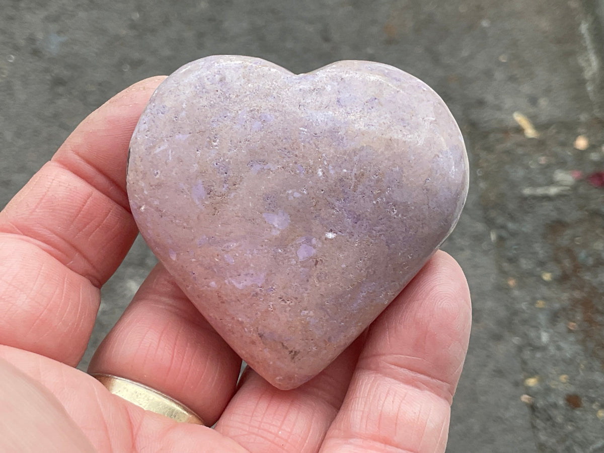 93g Phosphosiderite Heart E