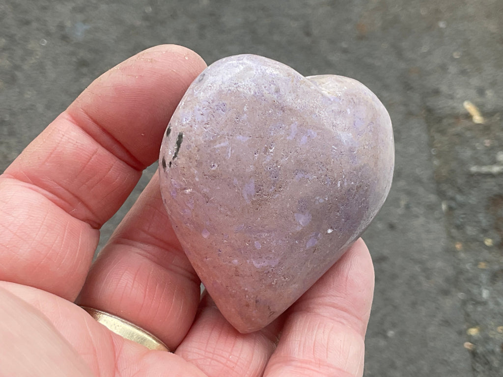 93g Phosphosiderite Heart E