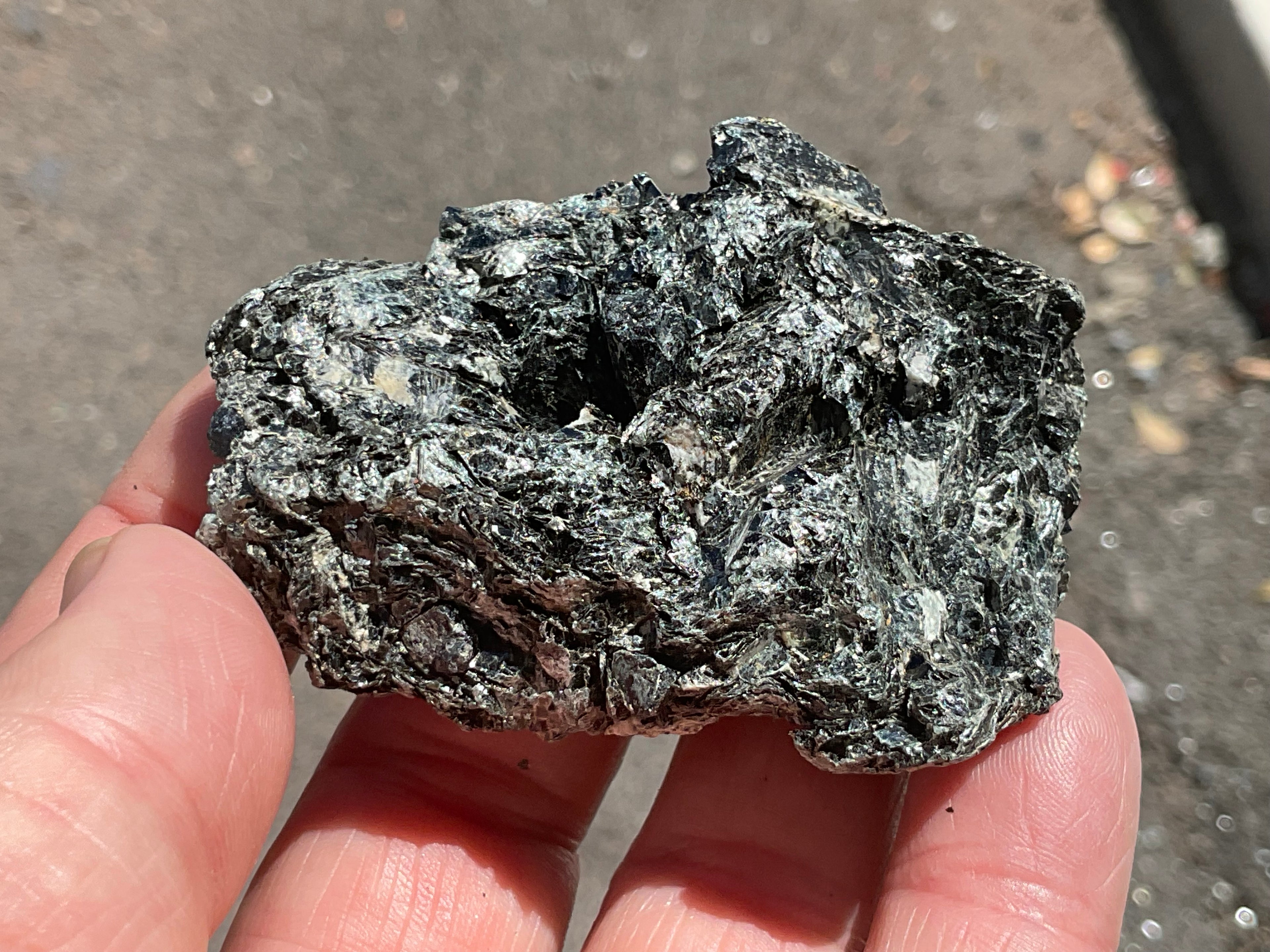 70g Black Dravite Specimen 3B from Yinnietharra Western Australia