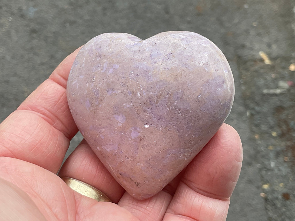 93g Phosphosiderite Heart E
