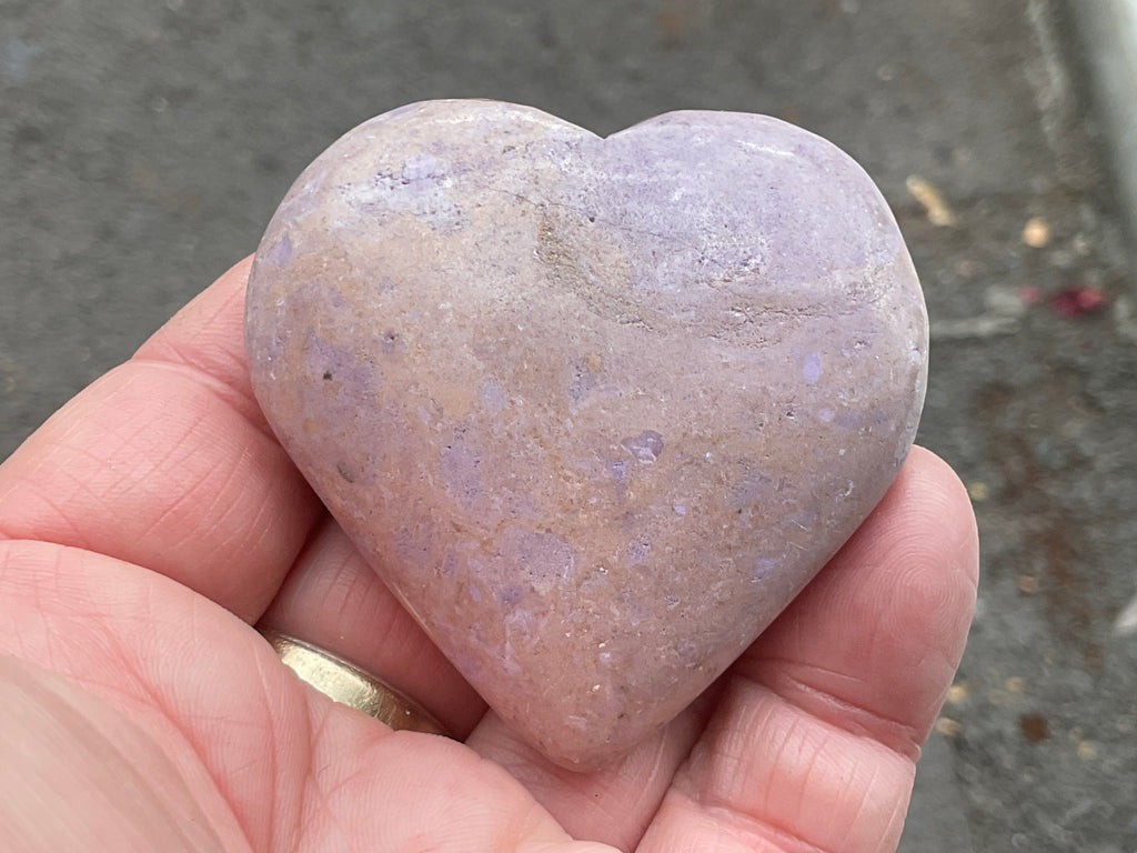 93g Phosphosiderite Heart E
