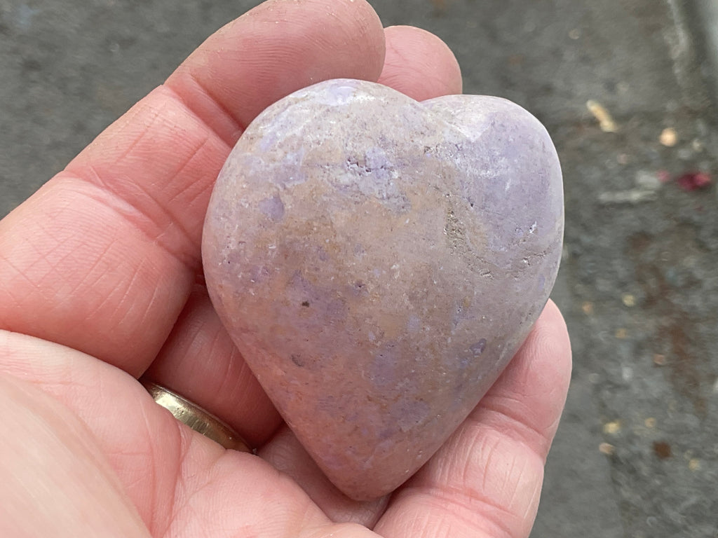 93g Phosphosiderite Heart E