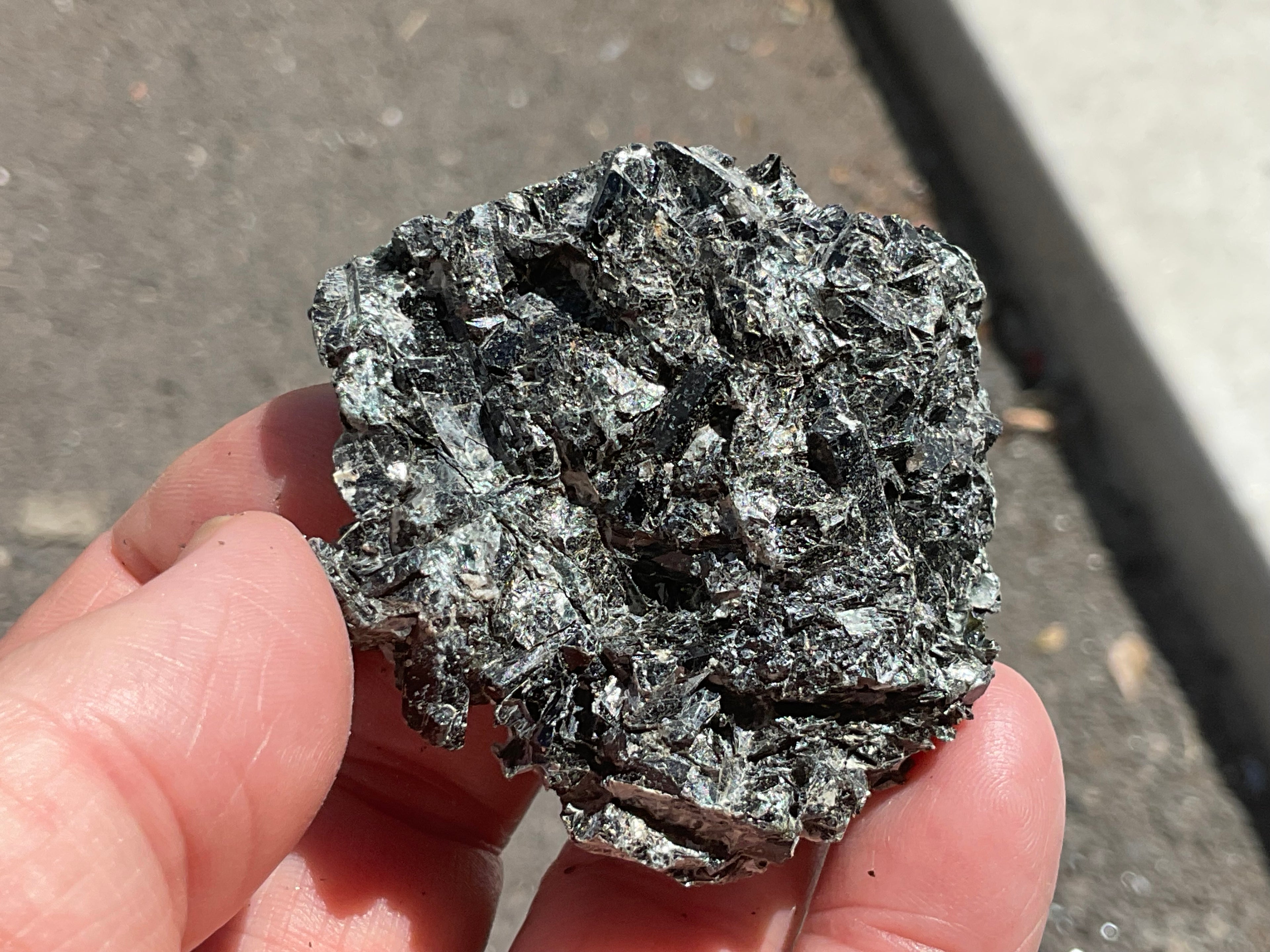 70g Black Dravite in Matrix Specimen 3C from Yinnietharra Western Australia