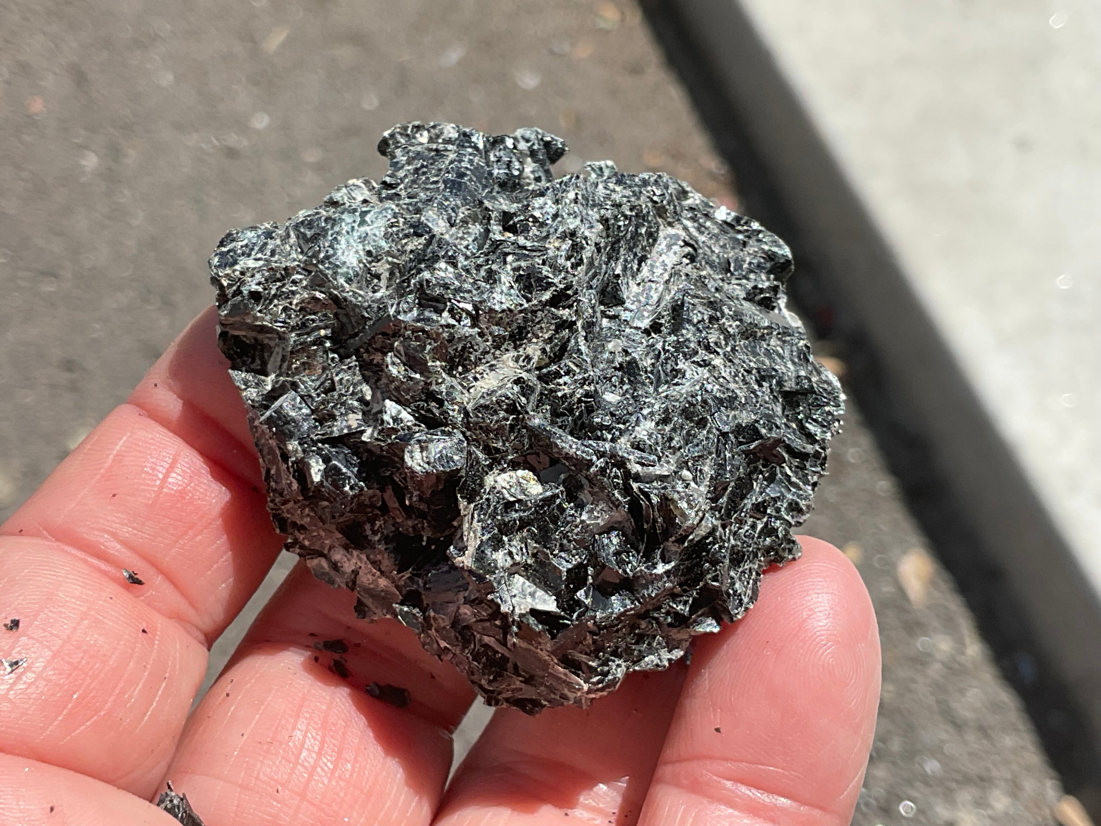 70g Black Dravite in Matrix Specimen 3C from Yinnietharra Western Australia