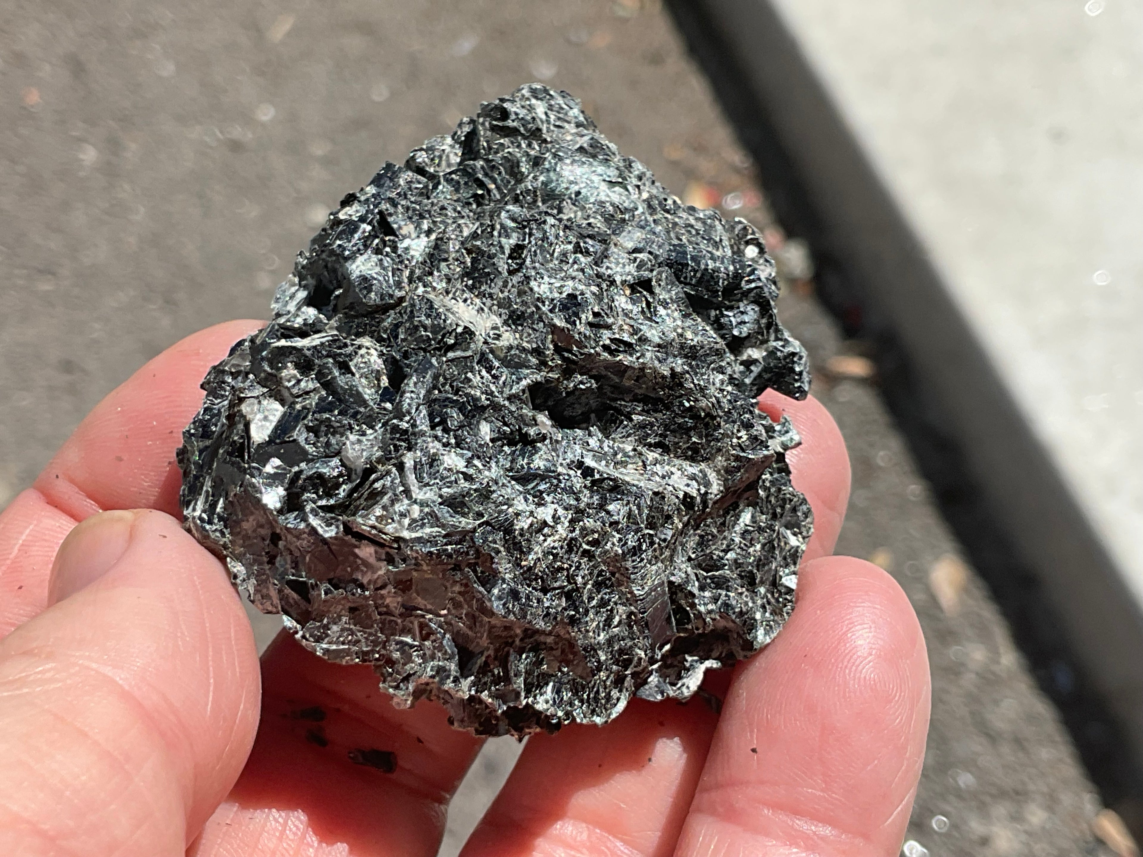 70g Black Dravite in Matrix Specimen 3C from Yinnietharra Western Australia