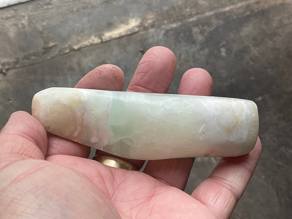 134g Pistachio Calcite Freeform 1C