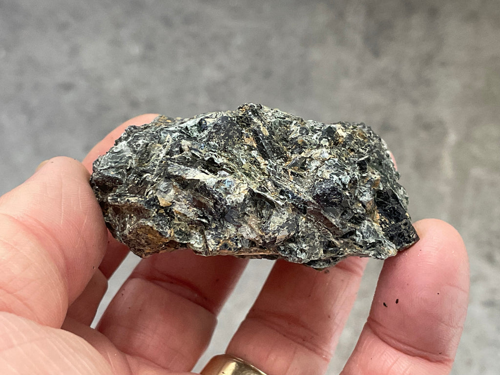 90g Black Dravite in Matrix Specimen 4B from Yinnietharra Western Australia