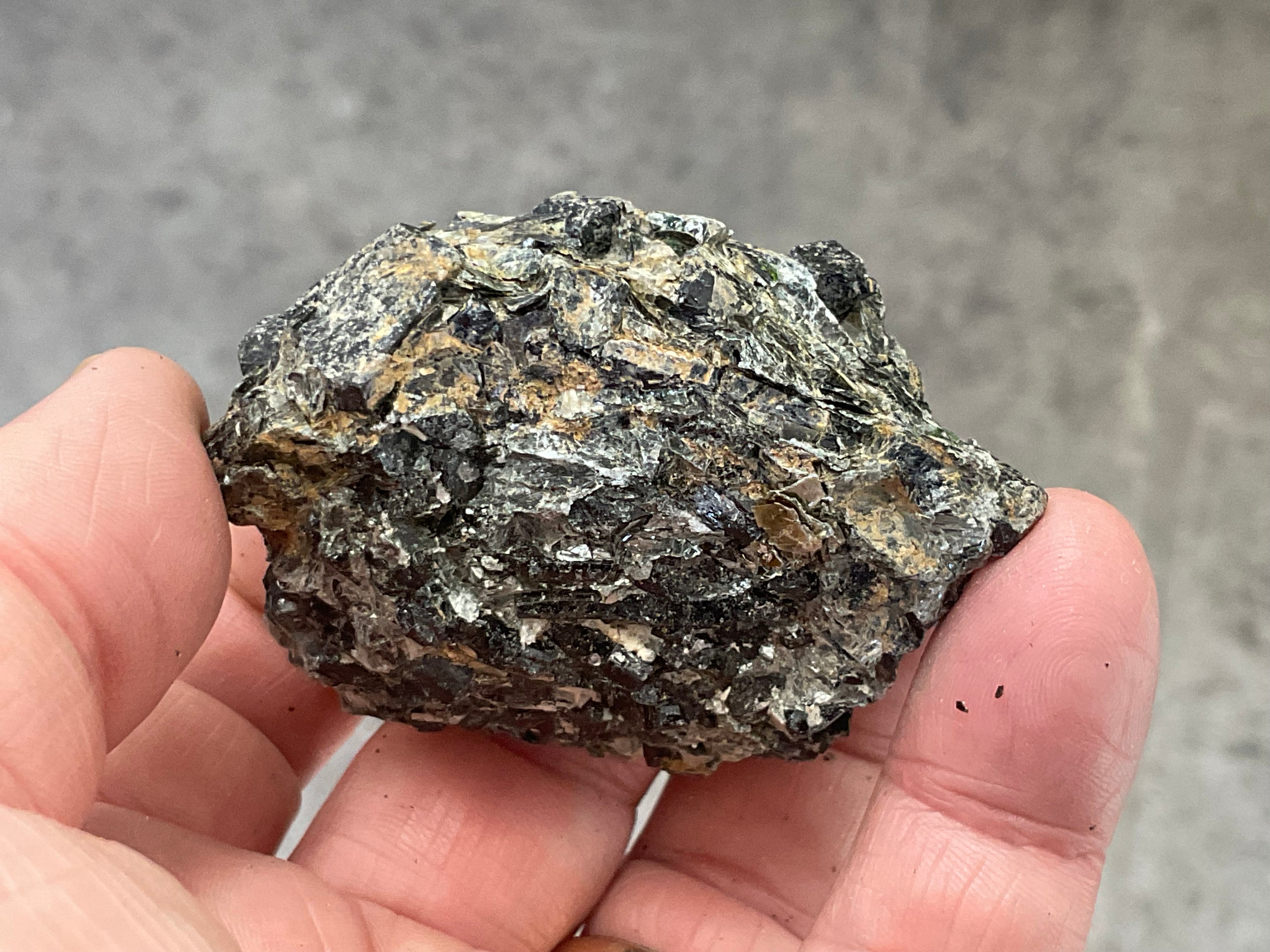 90g Black Dravite in Matrix Specimen 4B from Yinnietharra Western Australia