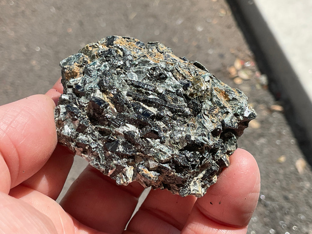 90g Black Dravite in Matrix Specimen 4B from Yinnietharra Western Australia