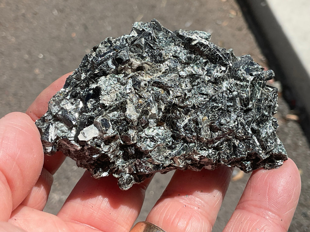 110g Black Dravite in Matrix Specimen 4C from Yinnietharra Western Australia