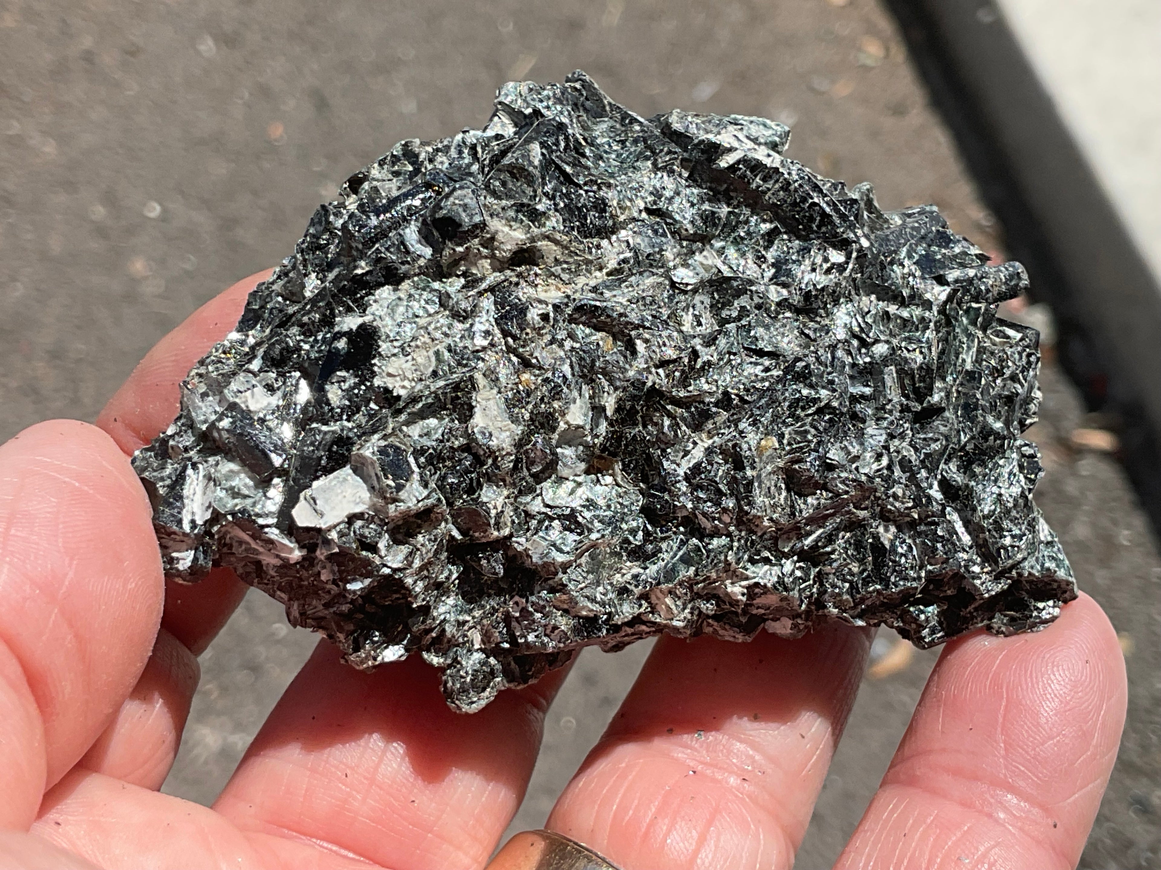 110g Black Dravite in Matrix Specimen 4C from Yinnietharra Western Australia