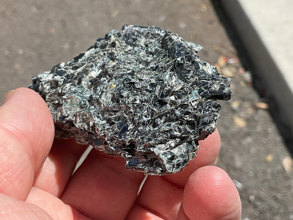 110g Black Dravite in Matrix Specimen 4C from Yinnietharra Western Australia