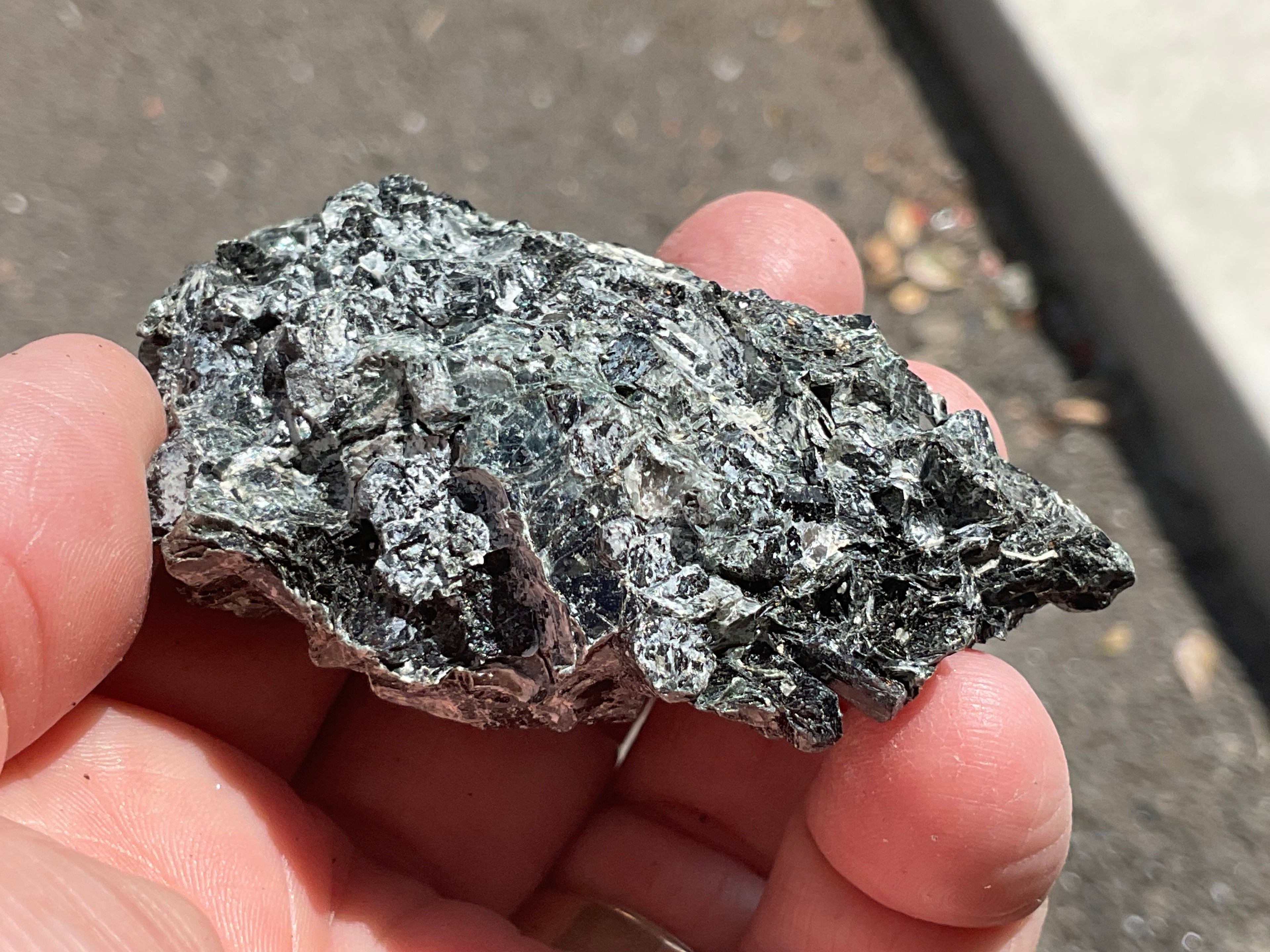 110g Black Dravite in Matrix Specimen 4C from Yinnietharra Western Australia