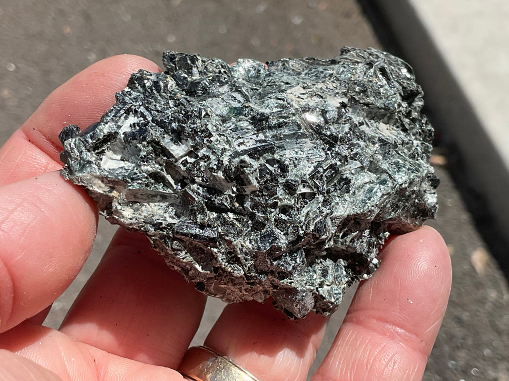 110g Black Dravite in Matrix Specimen 4C from Yinnietharra Western Australia