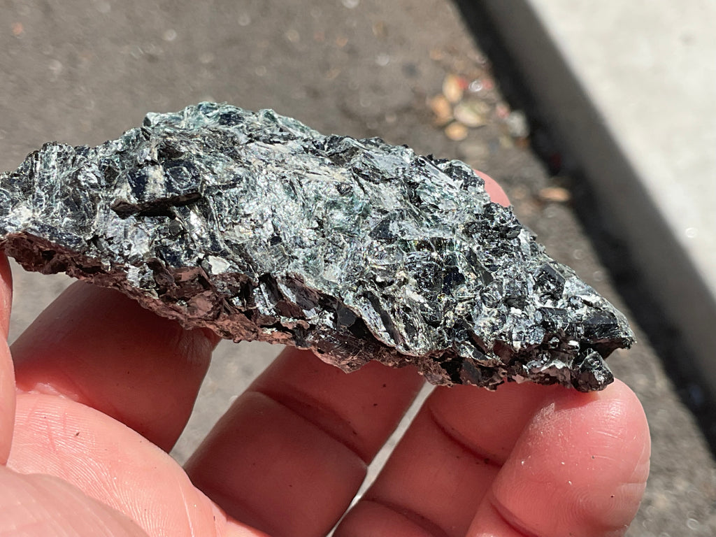 110g Black Dravite in Matrix Specimen 4C from Yinnietharra Western Australia