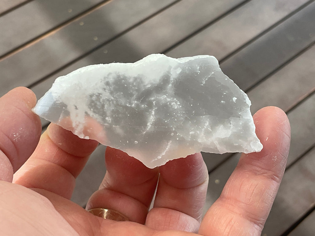 100g Satin Spar Gypsum Piece D