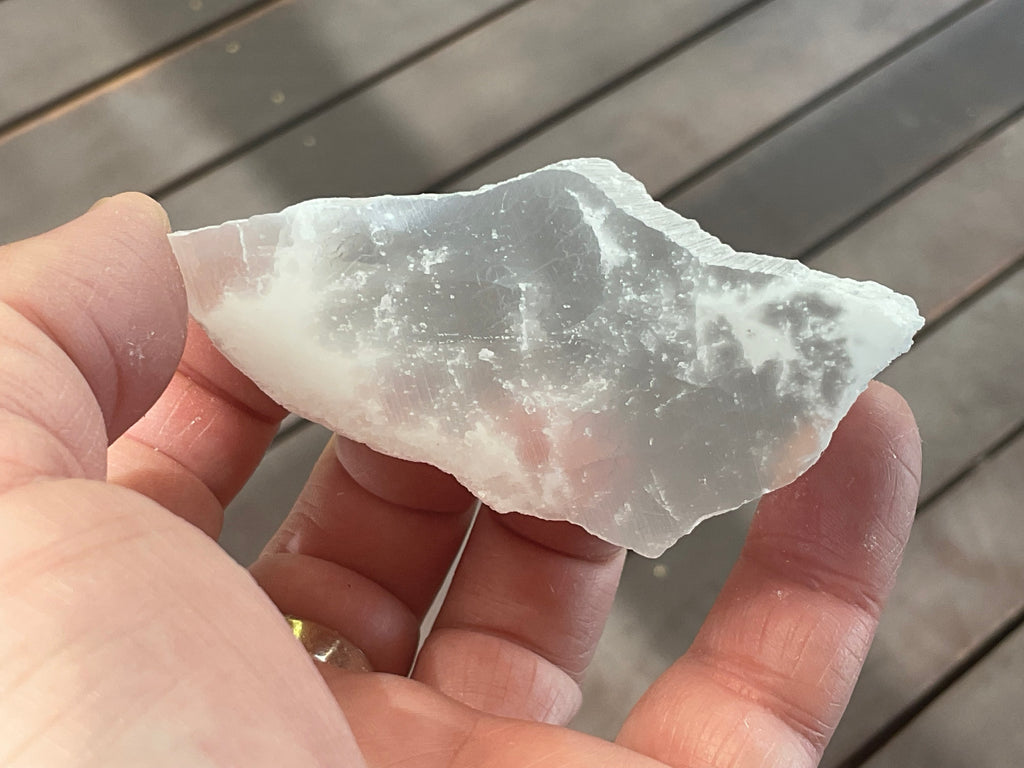 100g Satin Spar Gypsum Piece D