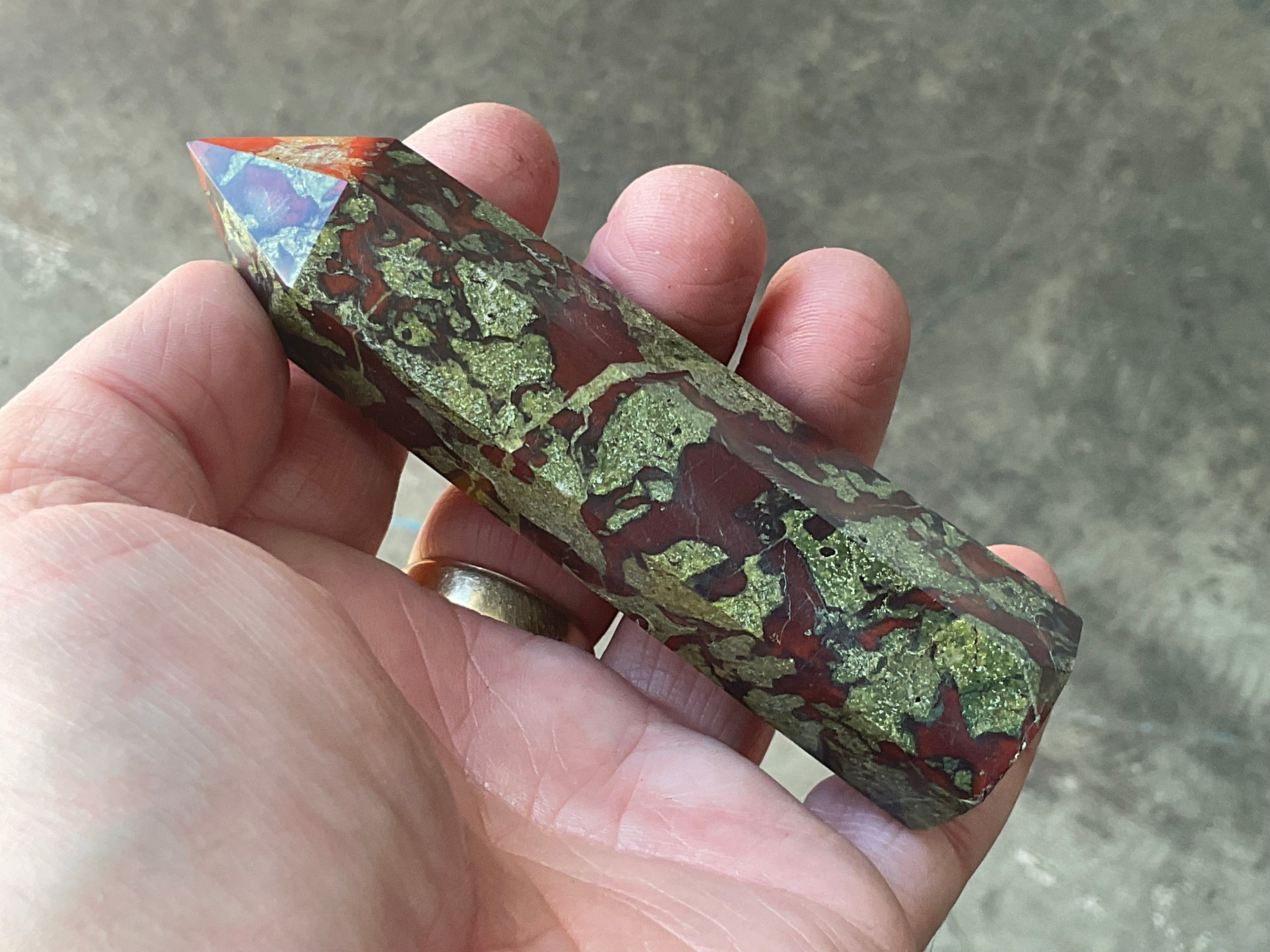 137g Dragons Blood Jasper Generator C