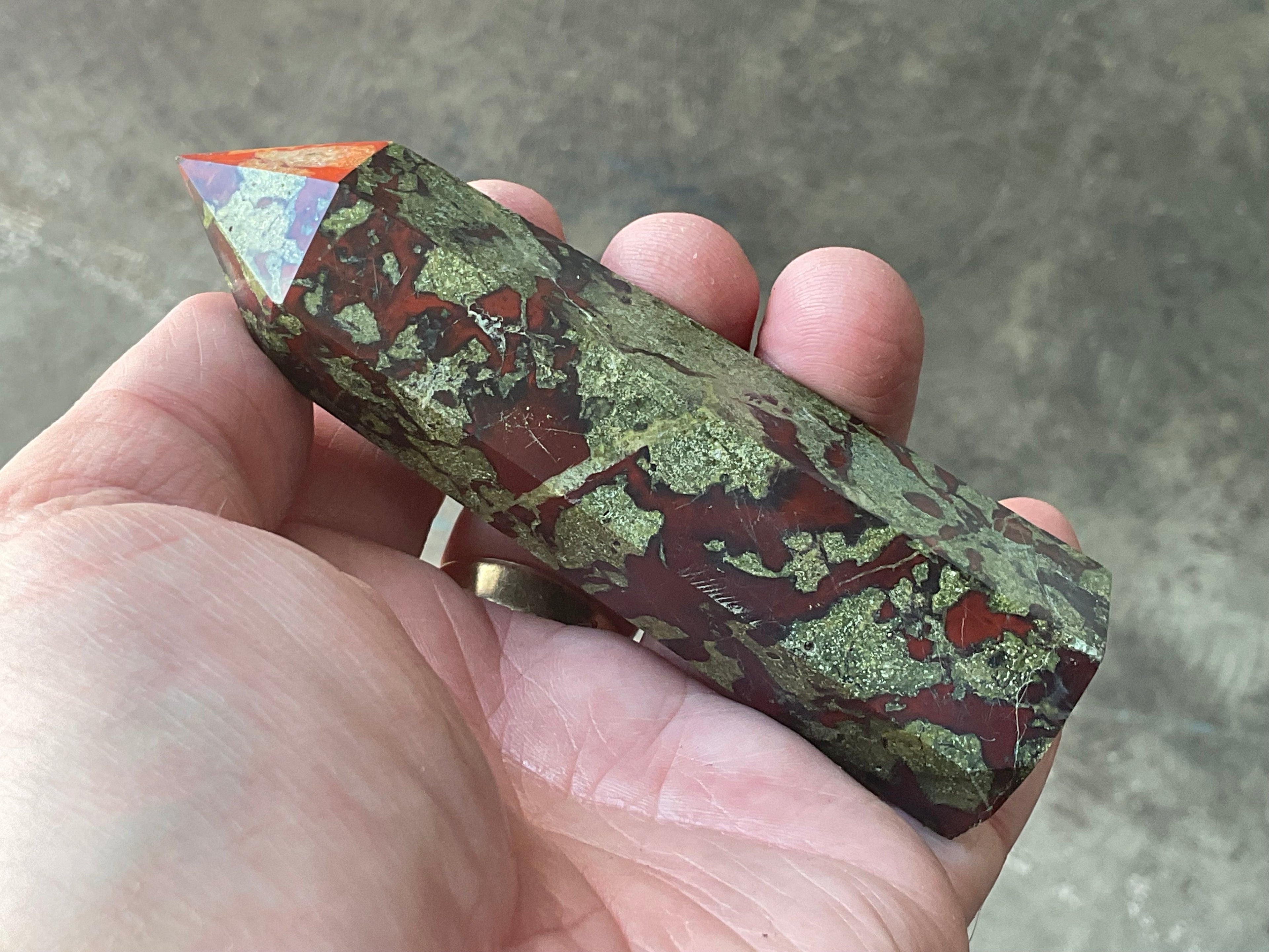 137g Dragons Blood Jasper Generator C