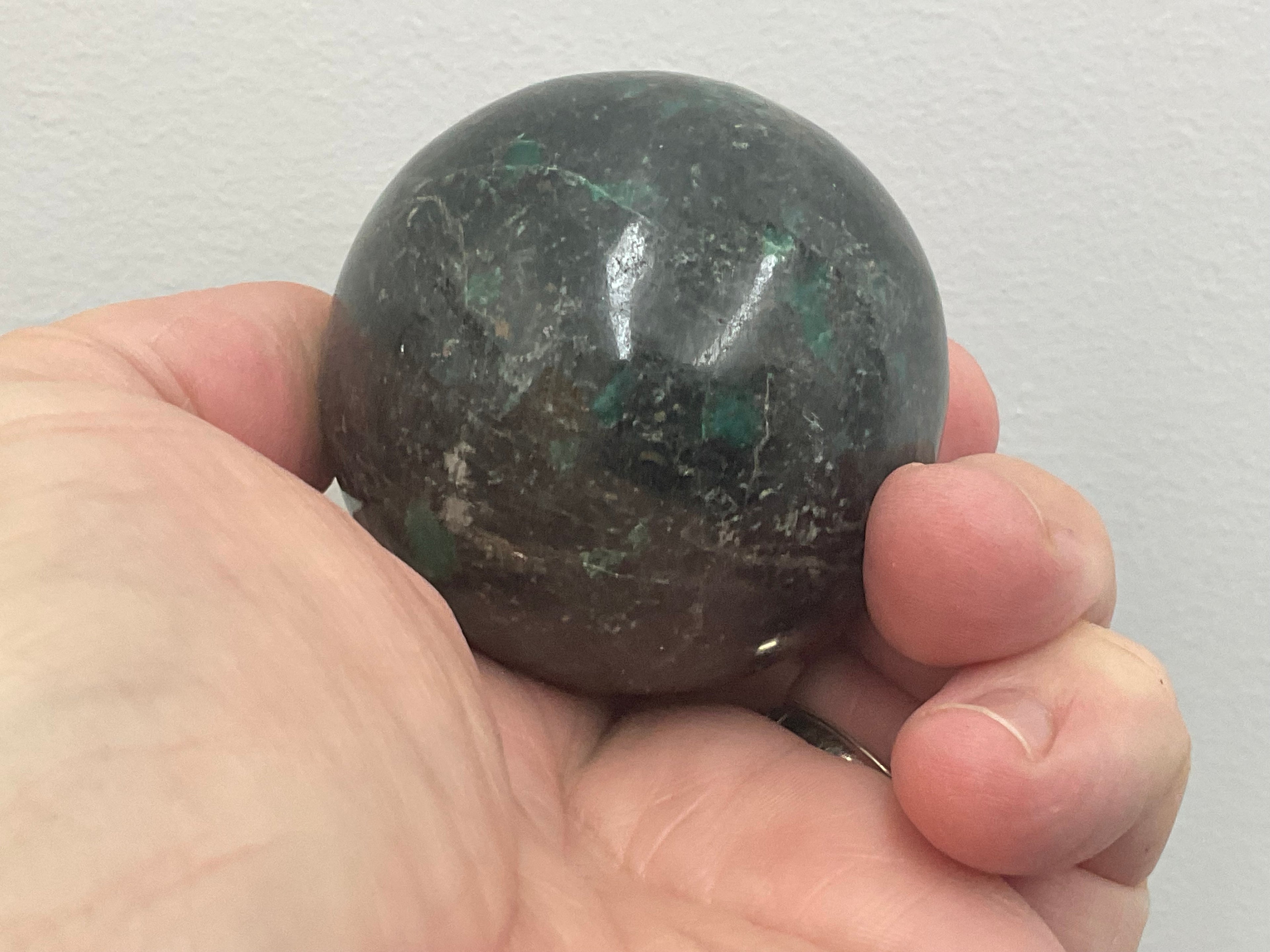 232g (5.2cm) Emerald (Beryl) in Matrix Sphere 2A