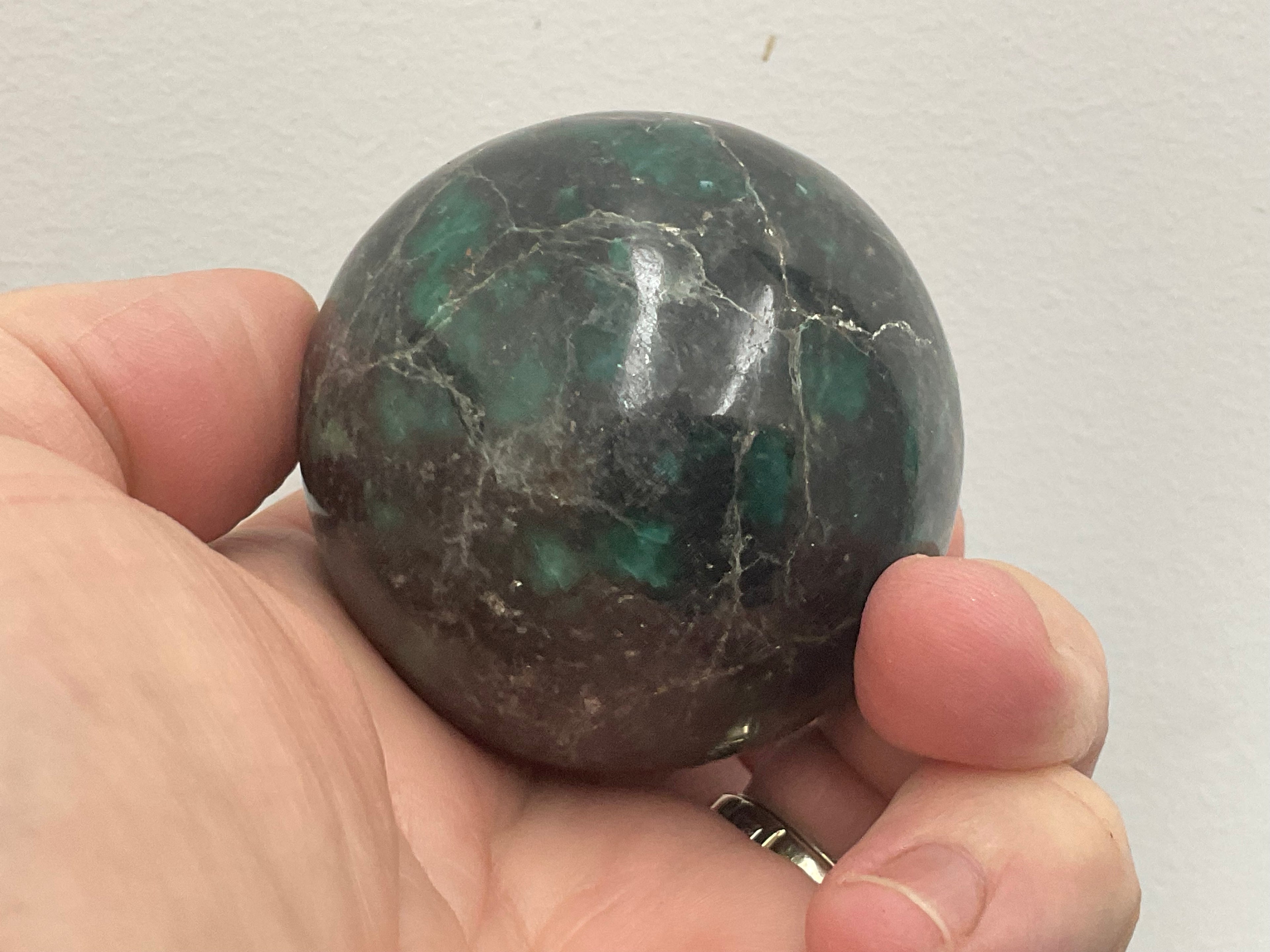 RESERVED FOR CHLOE ** 250g (5.5cm diameter Emerald (Beryl) in Matrix Sphere 2B