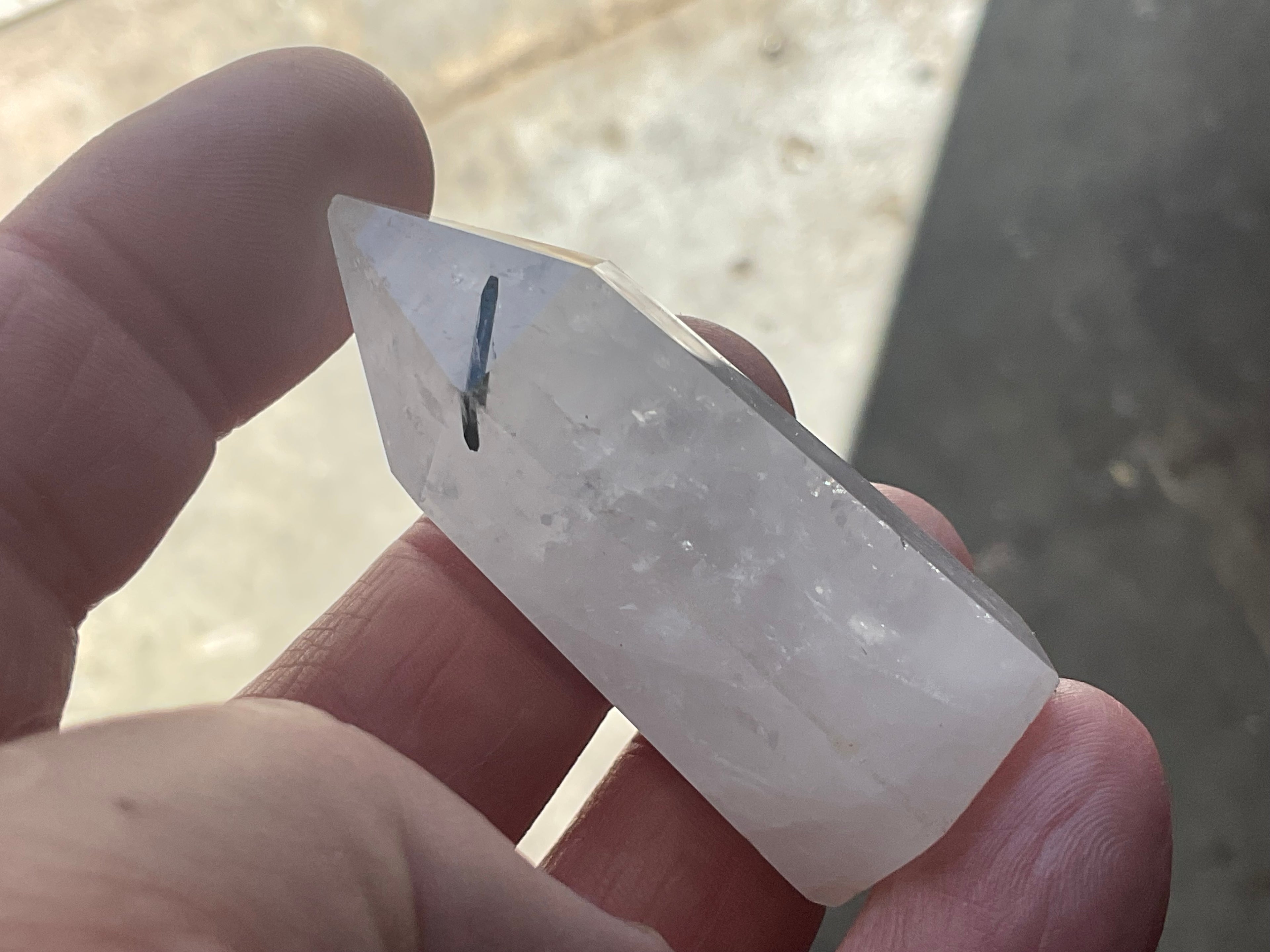 39g Tourmalated Quartz Point 2A