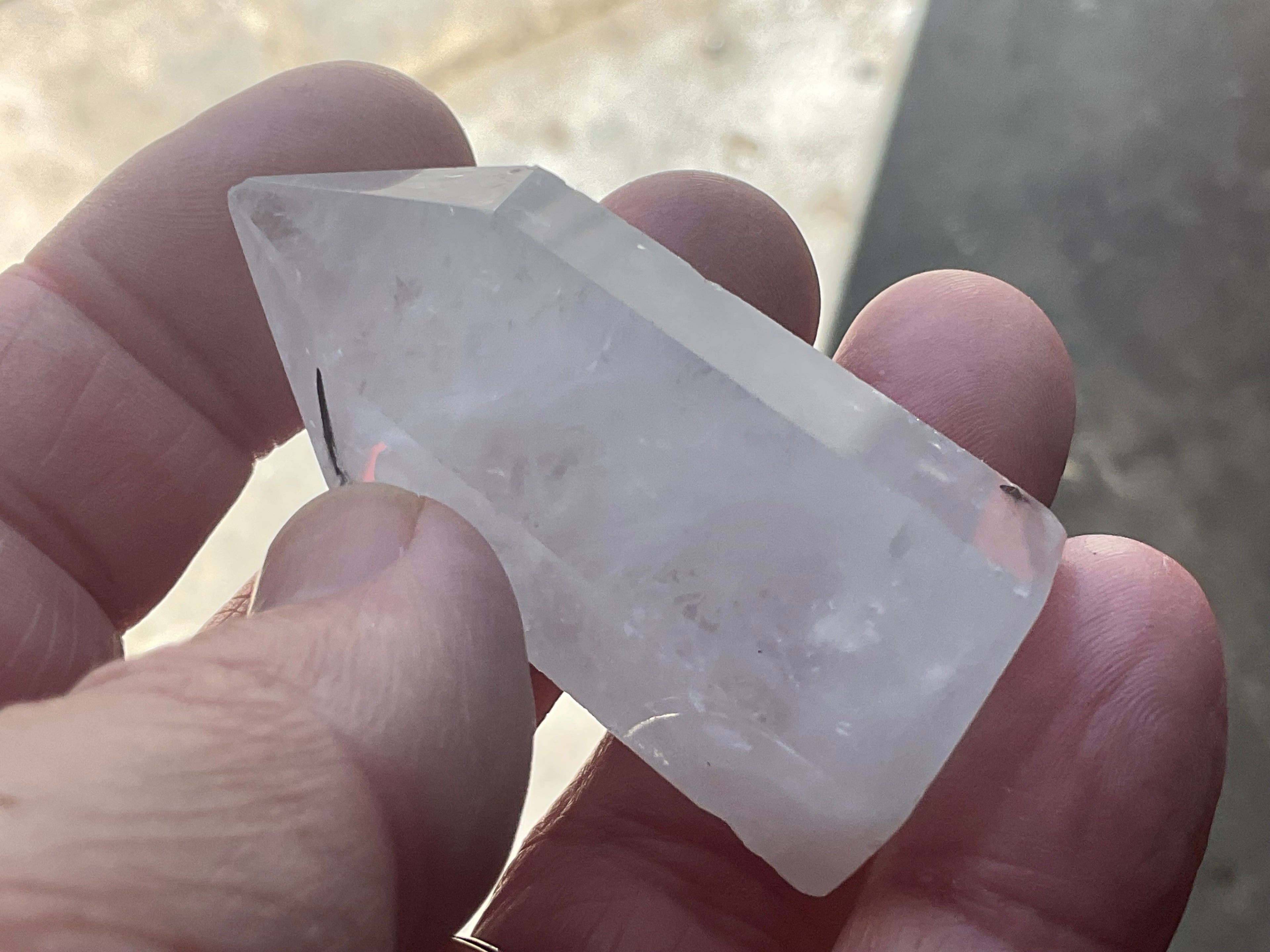 39g Tourmalated Quartz Point 2A