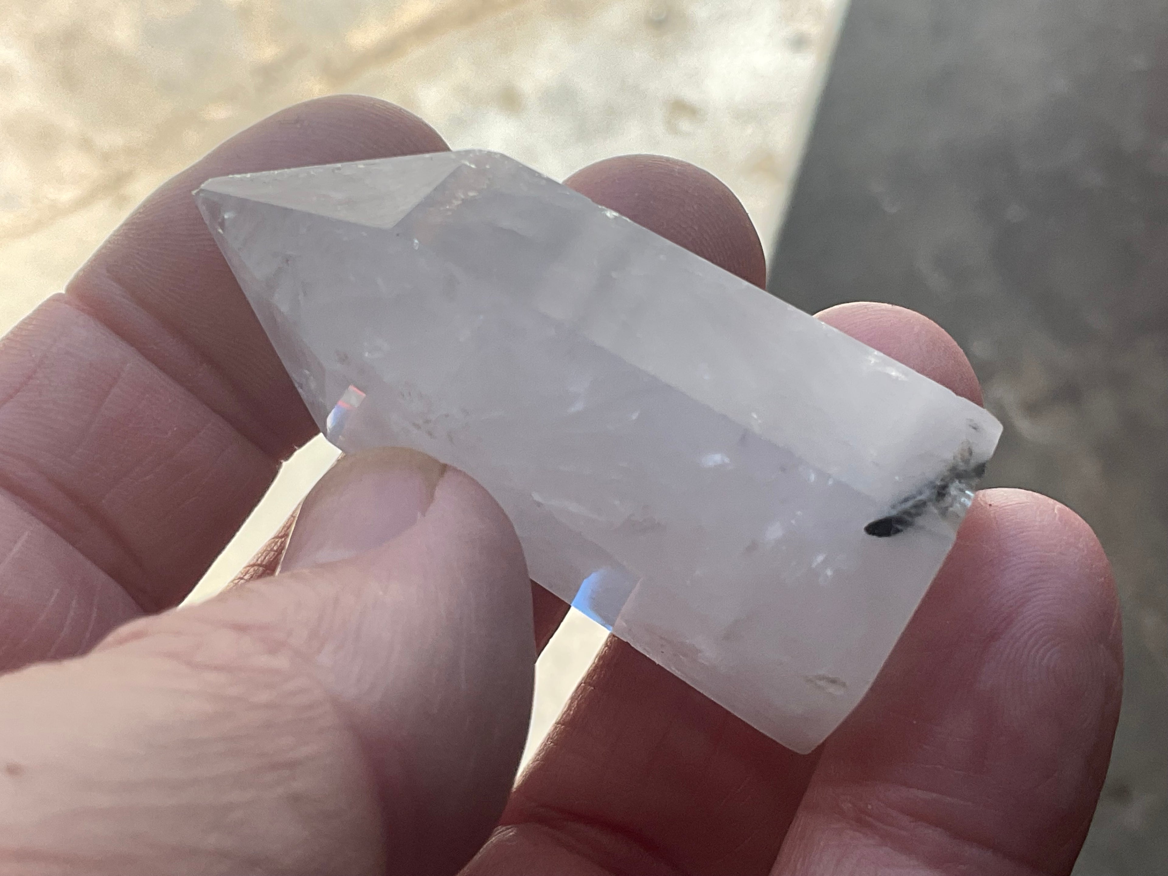 39g Tourmalated Quartz Point 2A