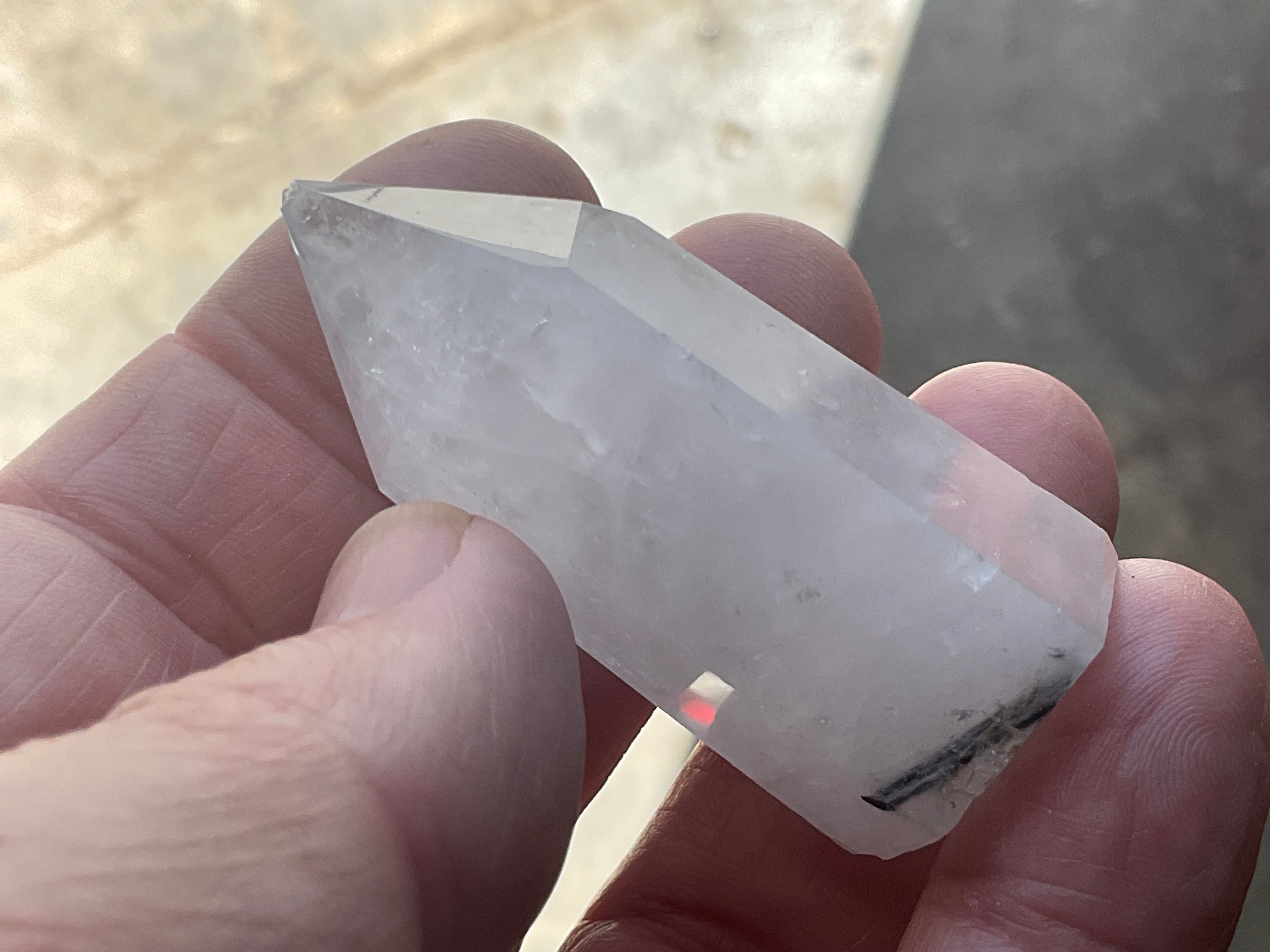 39g Tourmalated Quartz Point 2A