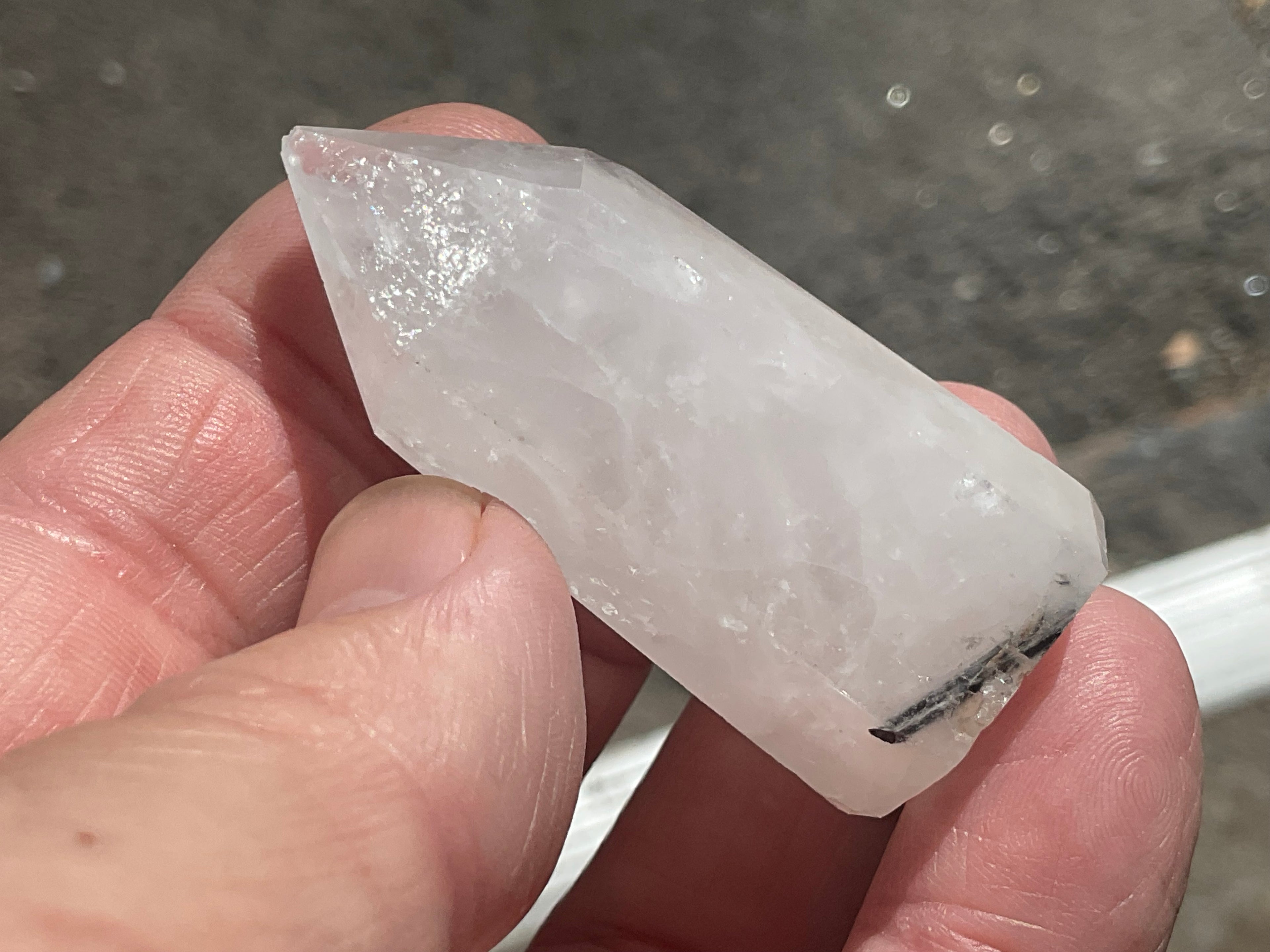 39g Tourmalated Quartz Point 2A