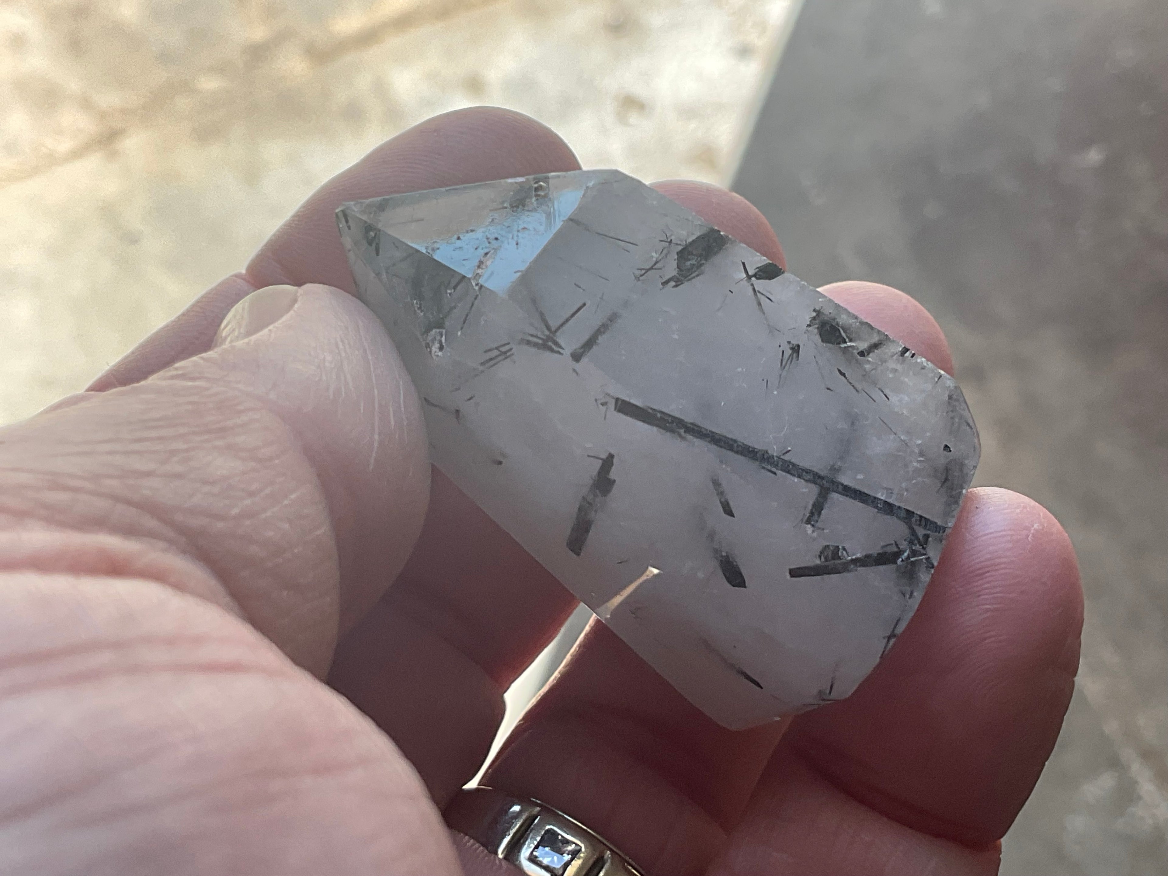 51g Tourmalated Quartz Point 2C