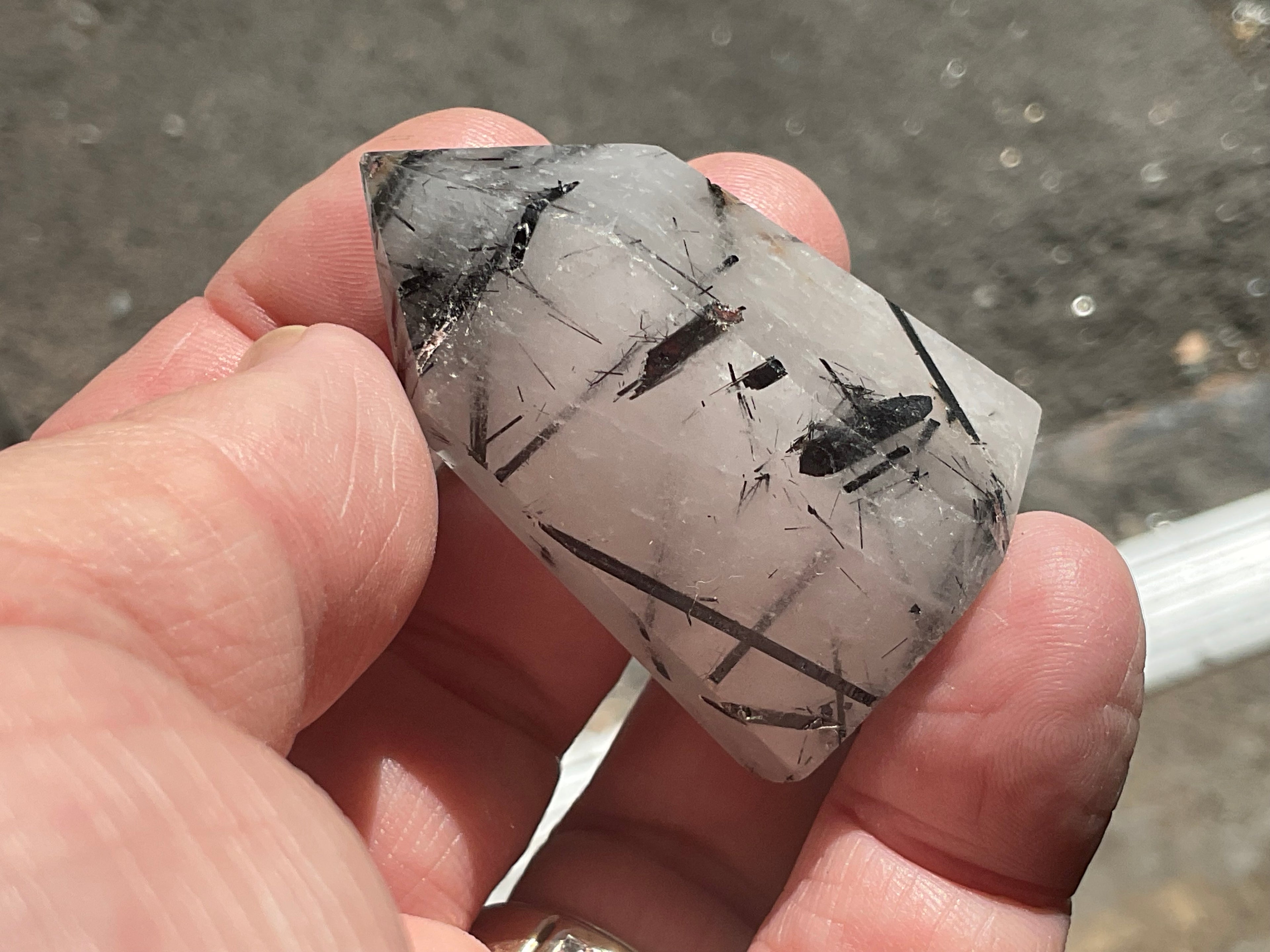 51g Tourmalated Quartz Point 2C