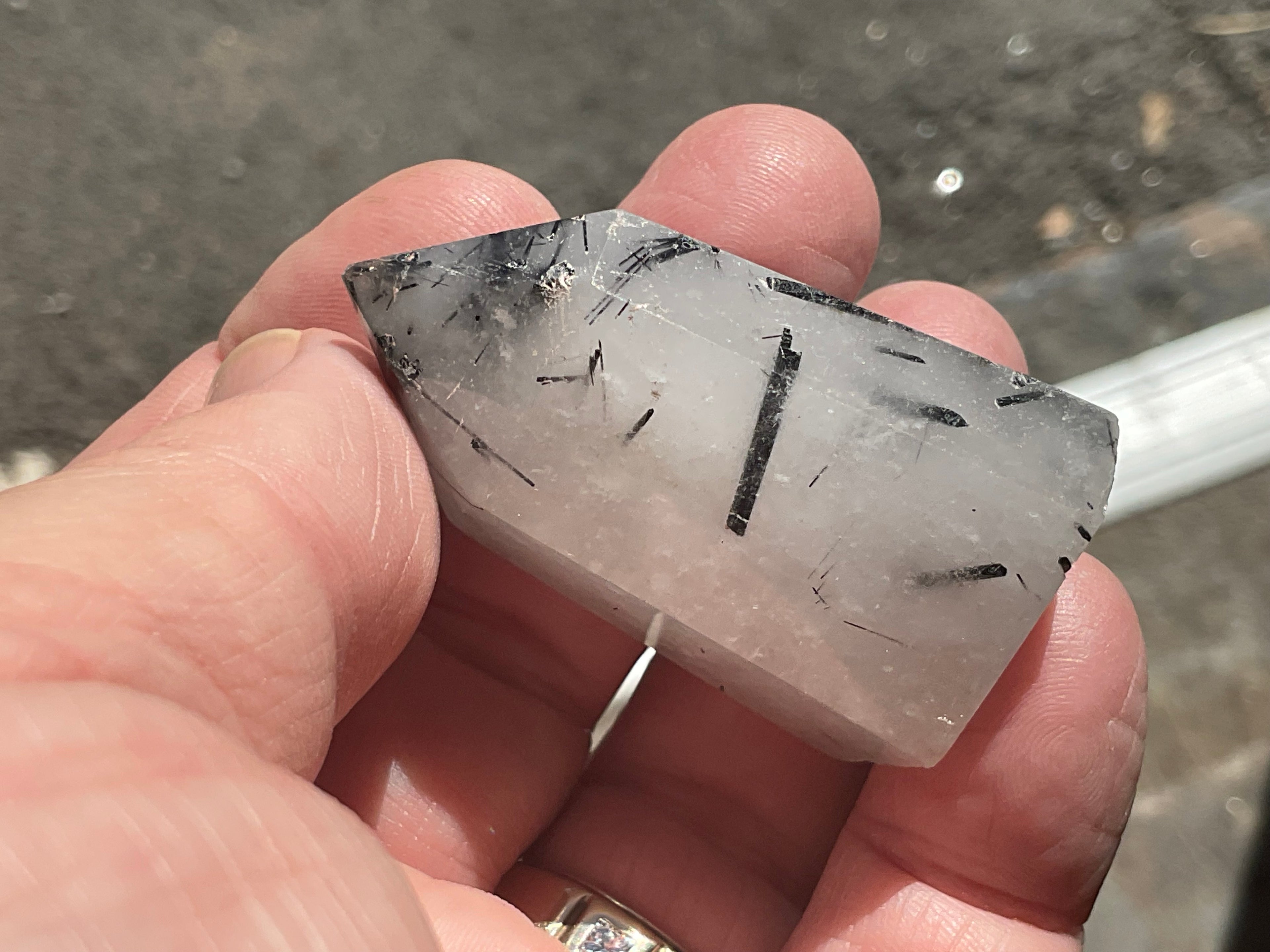 51g Tourmalated Quartz Point 2C