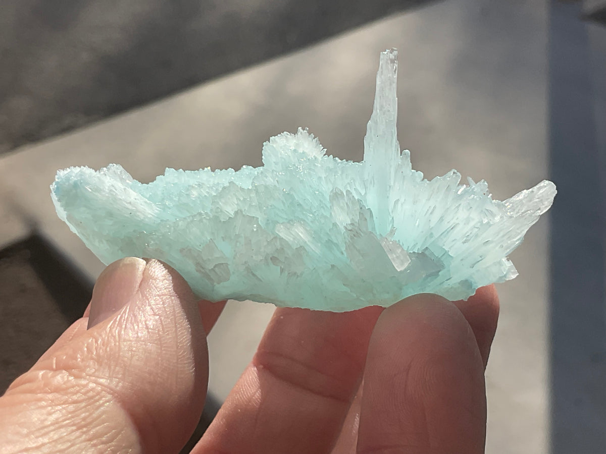 Rare** 62g Blue Aragonite Specimen A from Yunan, China