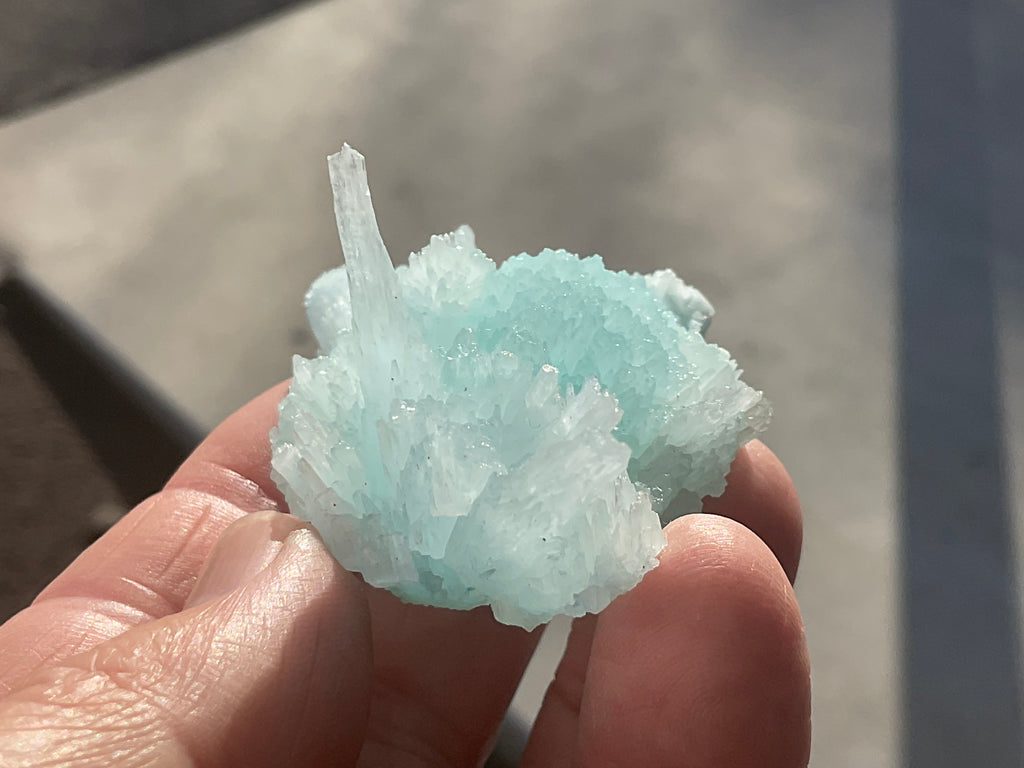 Rare** 62g Blue Aragonite Specimen A from Yunan, China