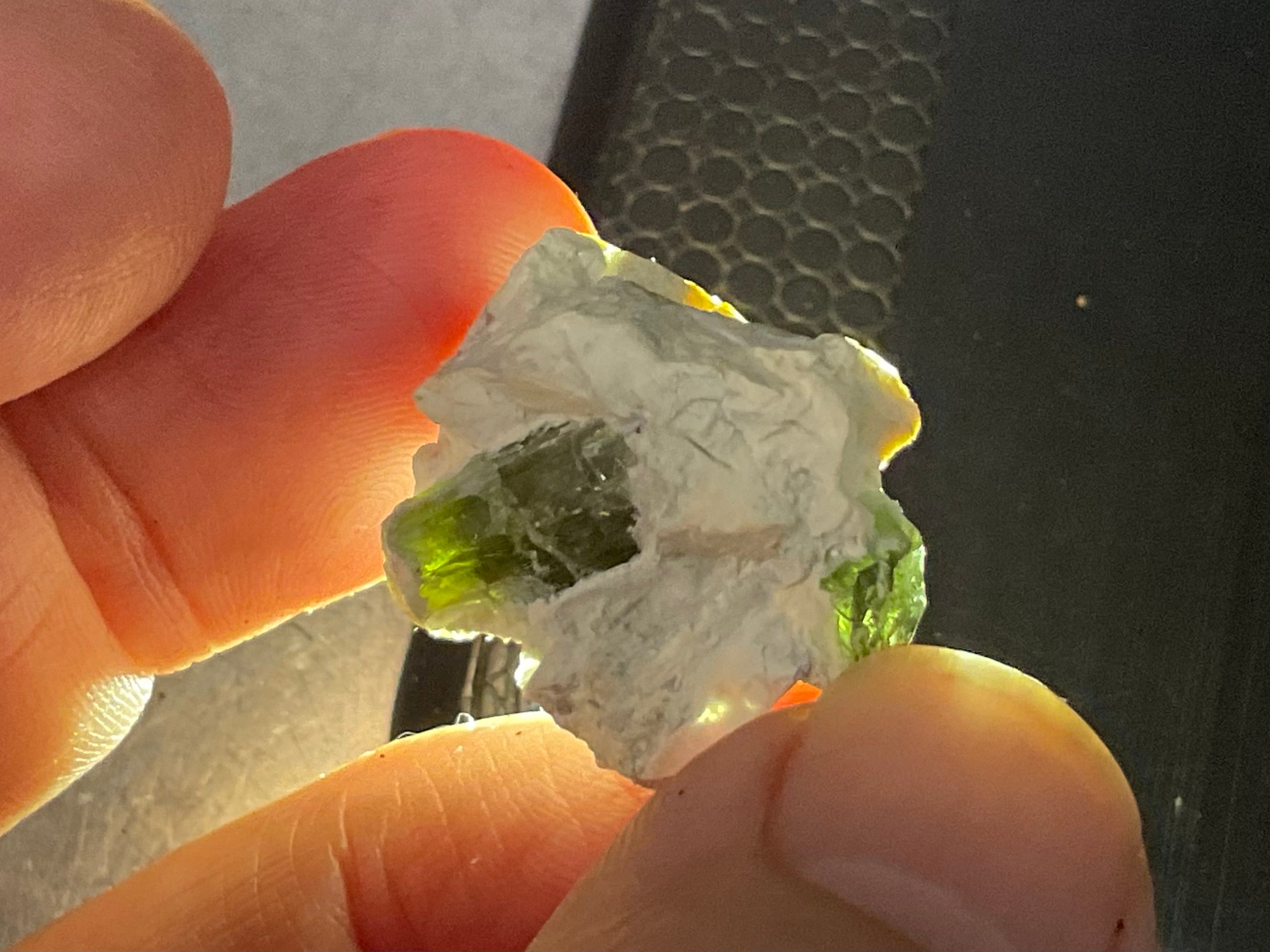 6g Diopside Crystal Specimen 2A from Yinnietharra, Australia