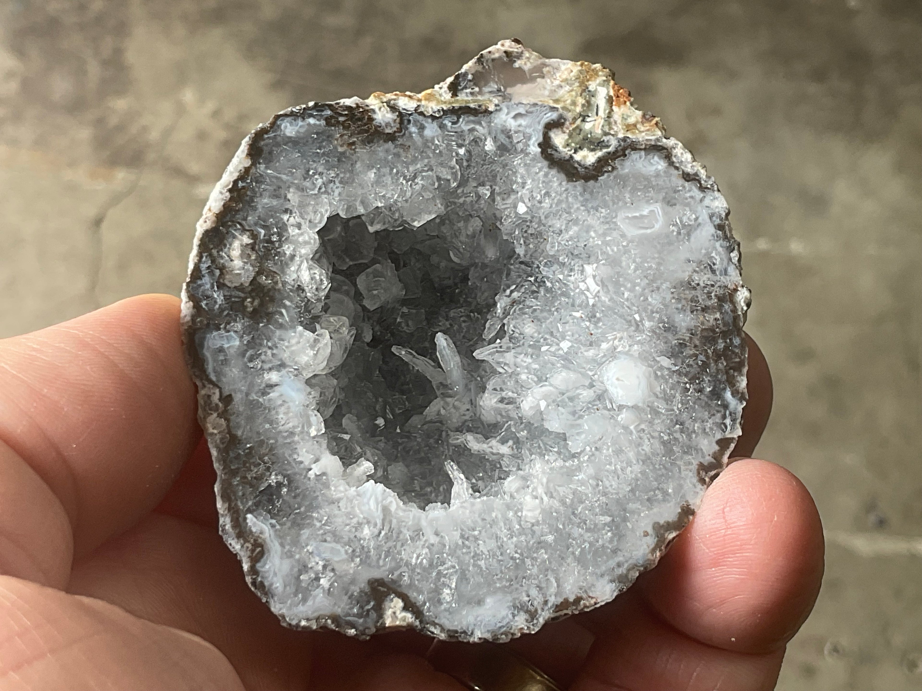 106g Mexican Geode Half 1B