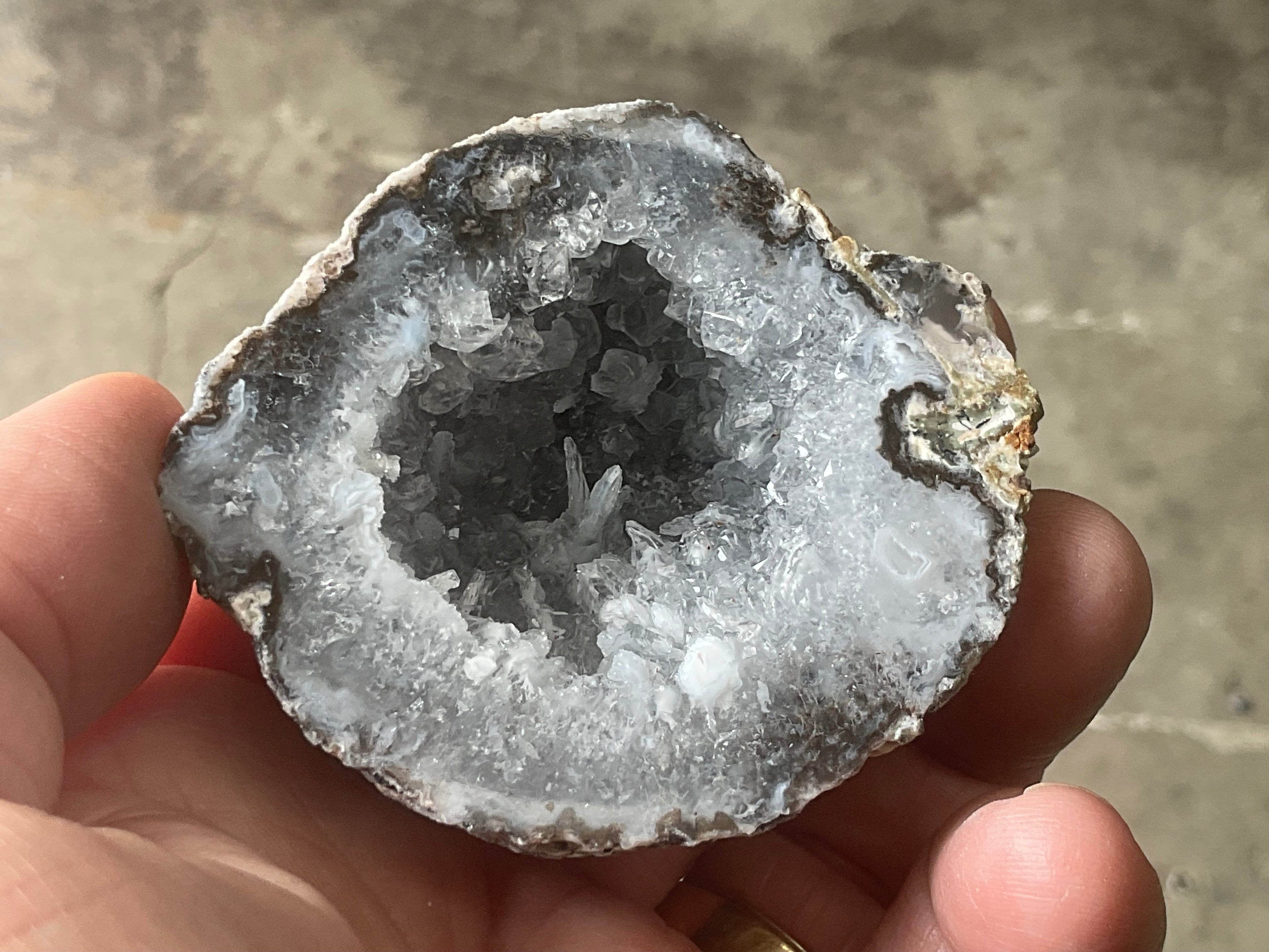 106g Mexican Geode Half 1B