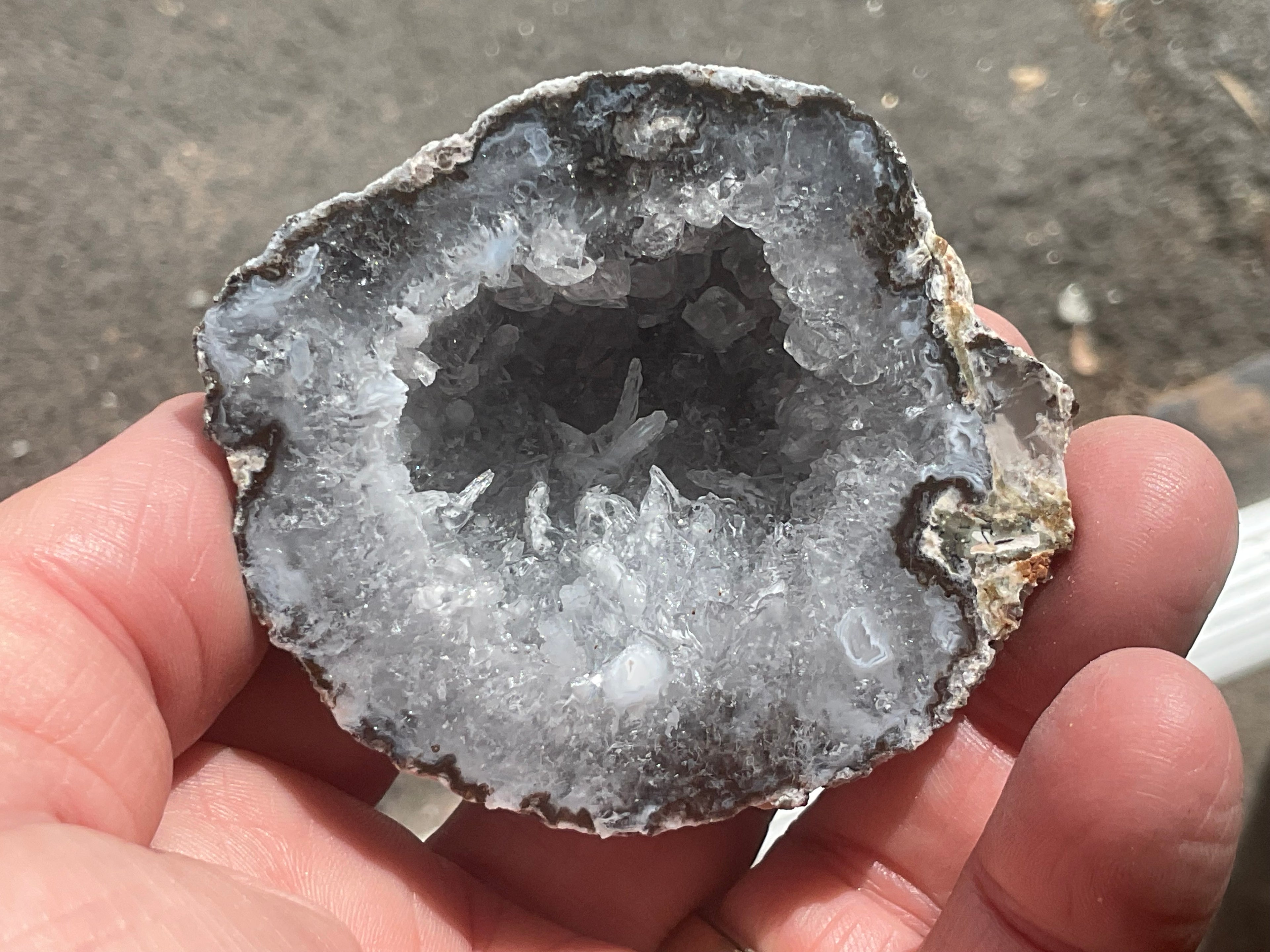 106g Mexican Geode Half 1B