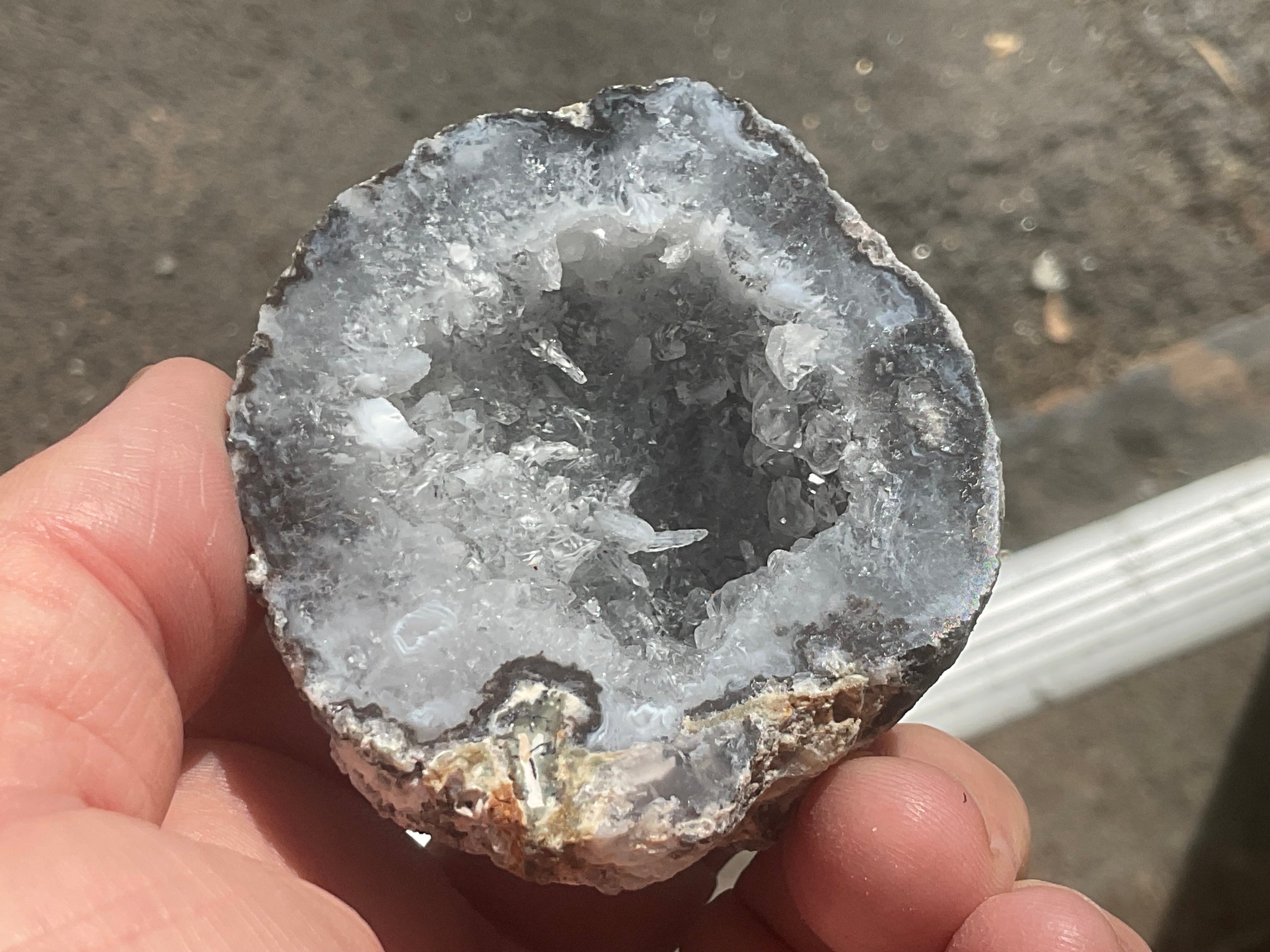 106g Mexican Geode Half 1B