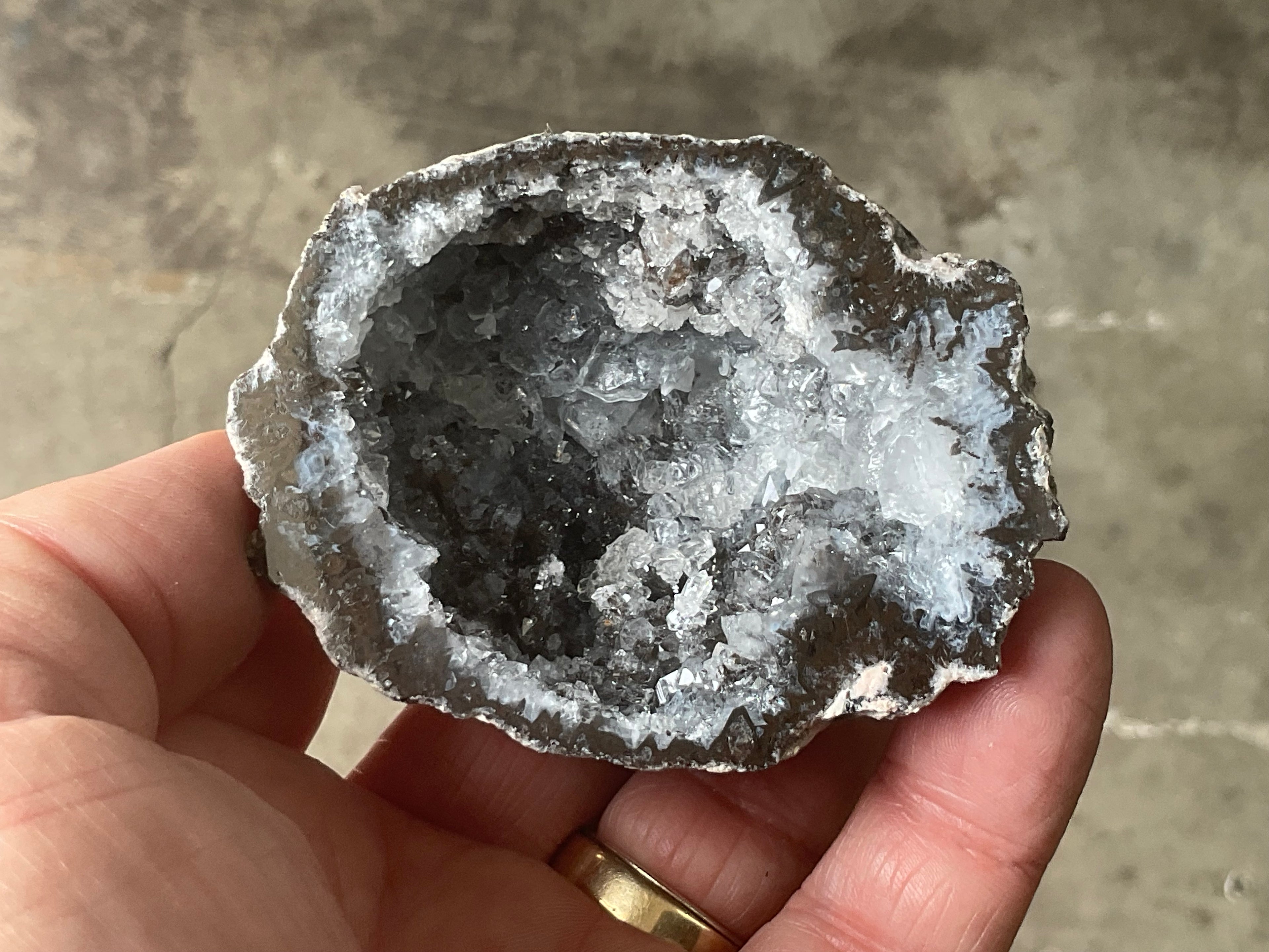 106g Mexican Geode Half 1C