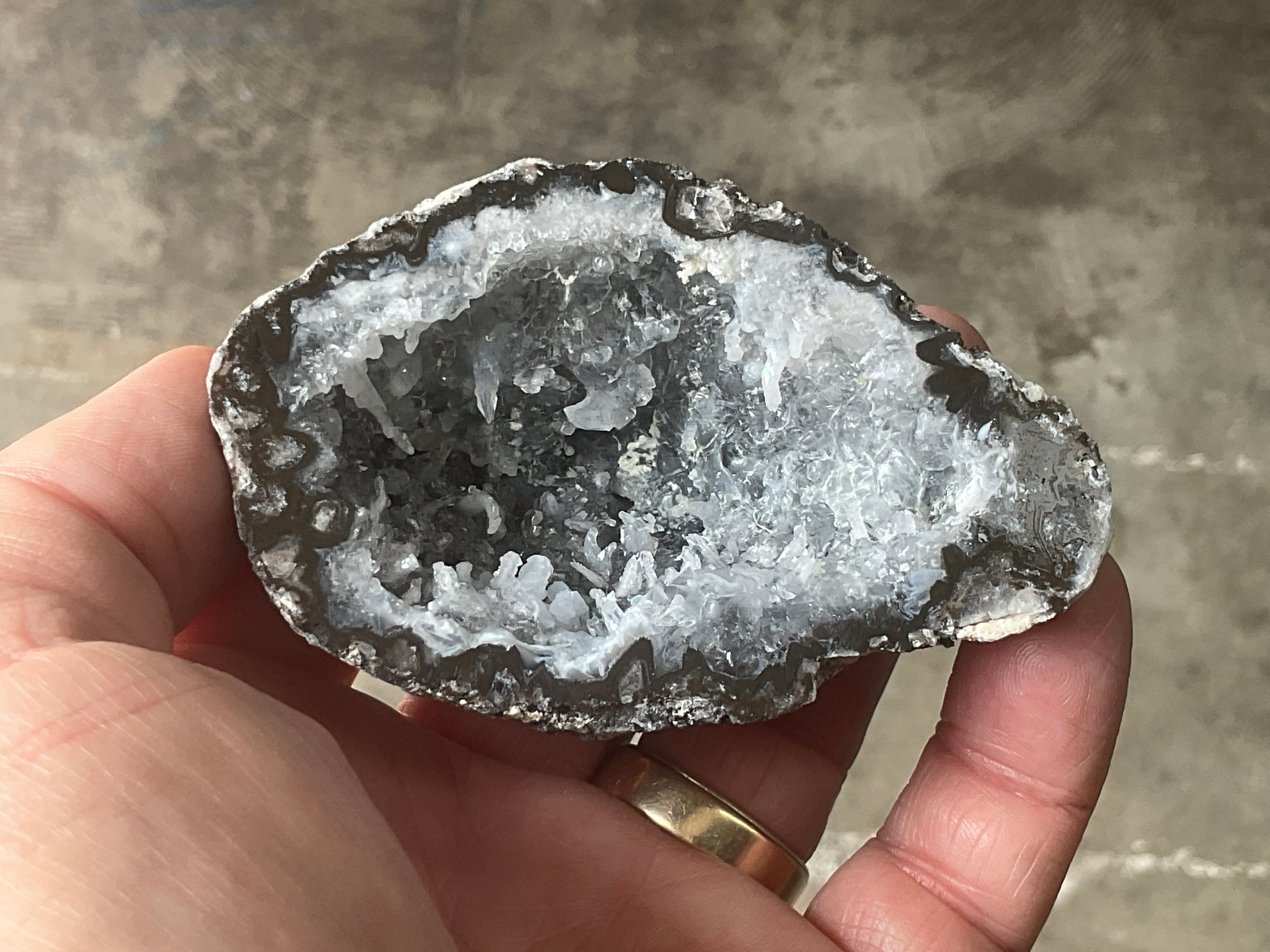 112g Mexican Geode Half 2A